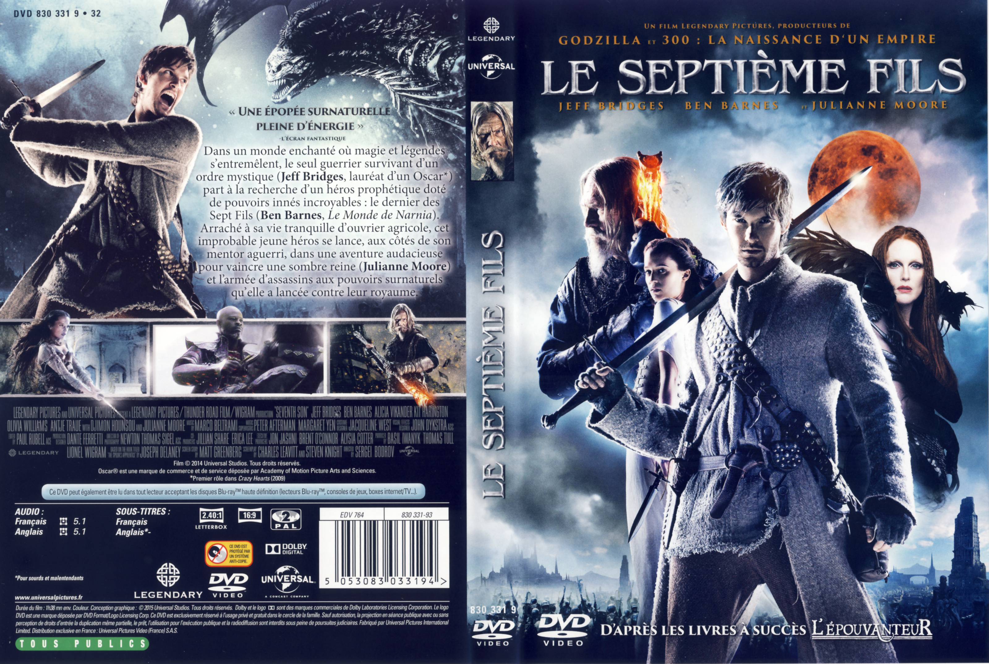 Jaquette DVD Le Septime Fils