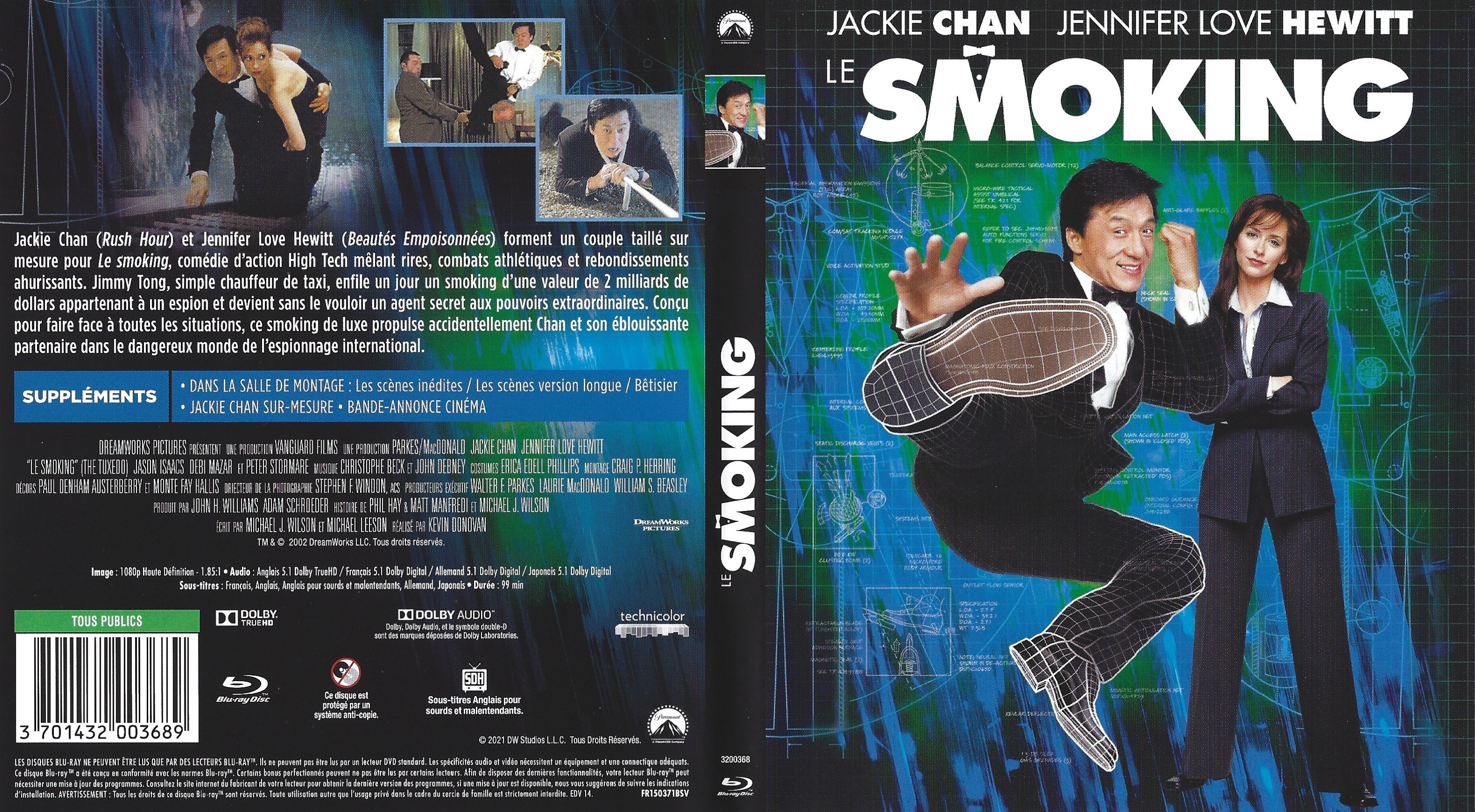 Jaquette DVD Le Smoking (BLU-RAY)