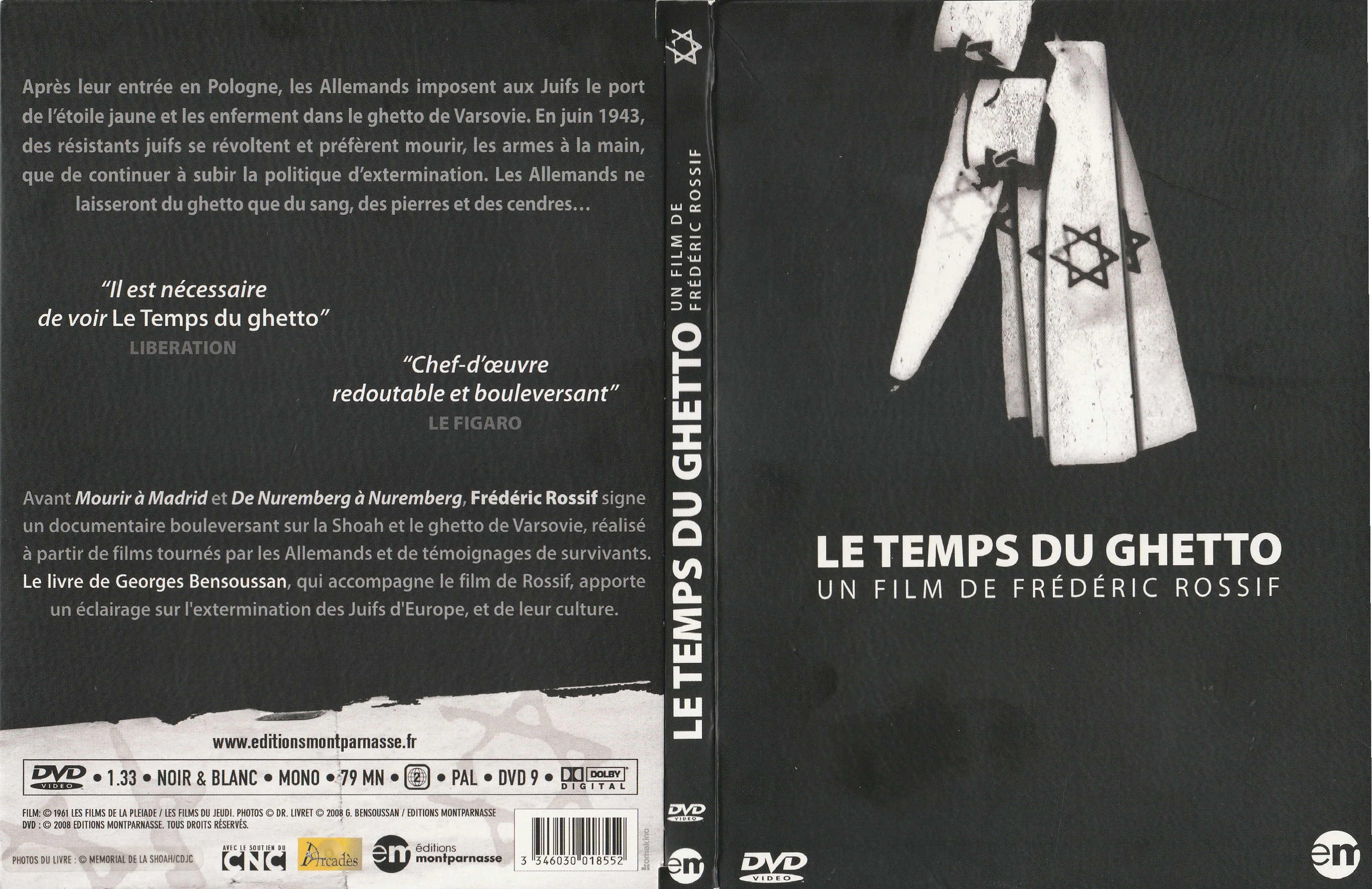 Jaquette DVD Le Temps du Ghetto