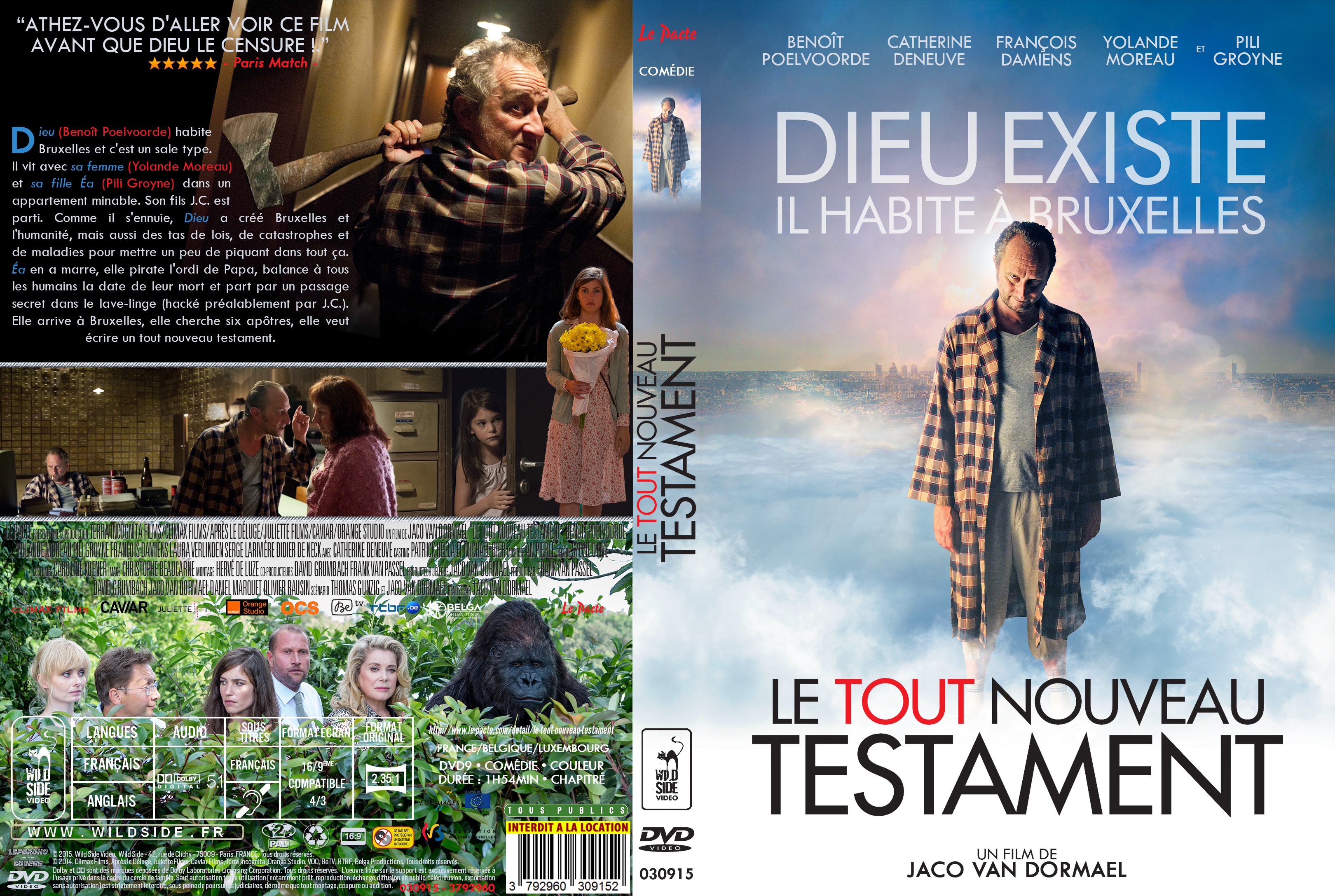 Jaquette DVD Le Tout Nouveau Testament custom