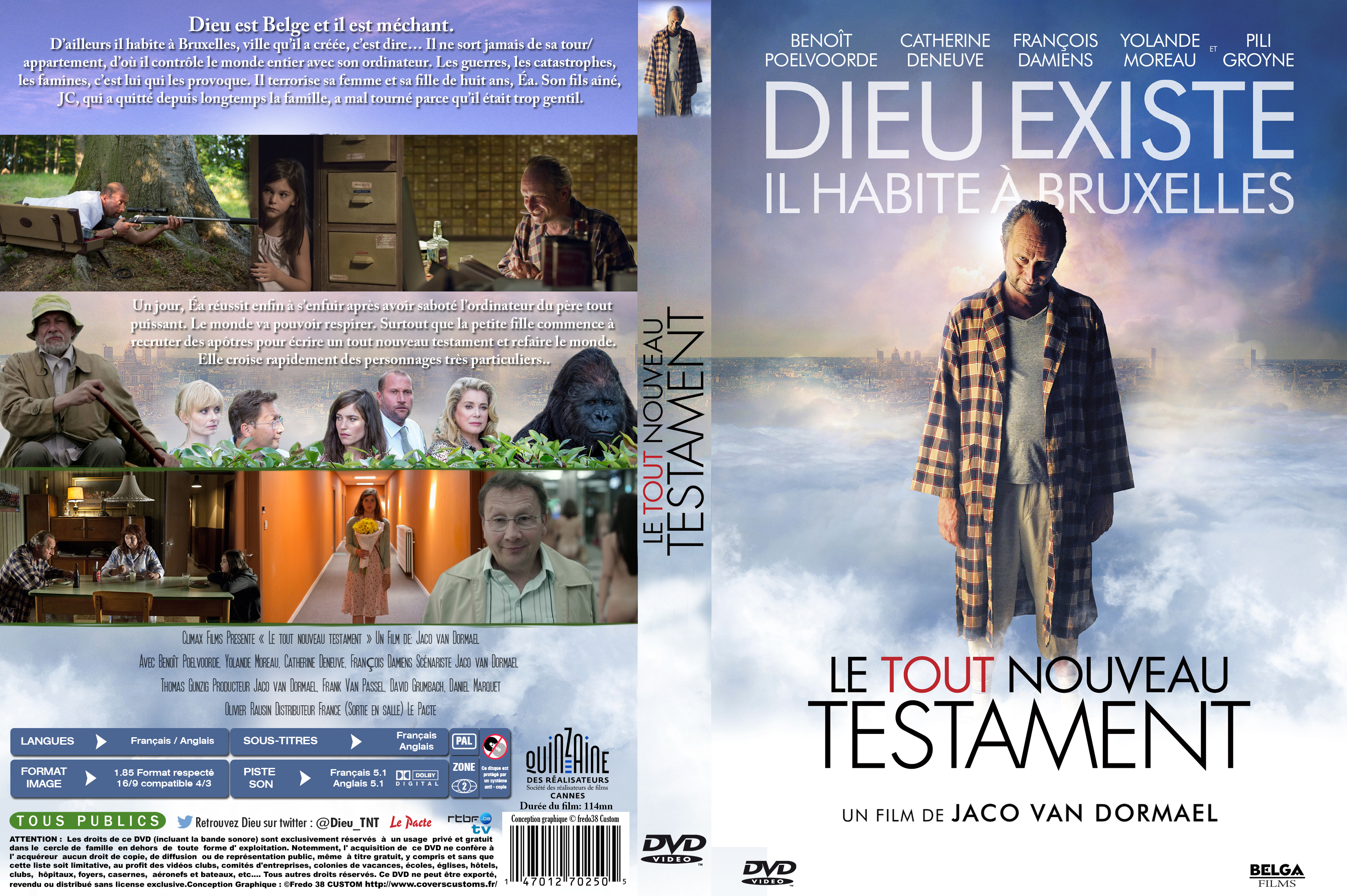 Jaquette DVD Le Tout Nouveau Testament custom v2