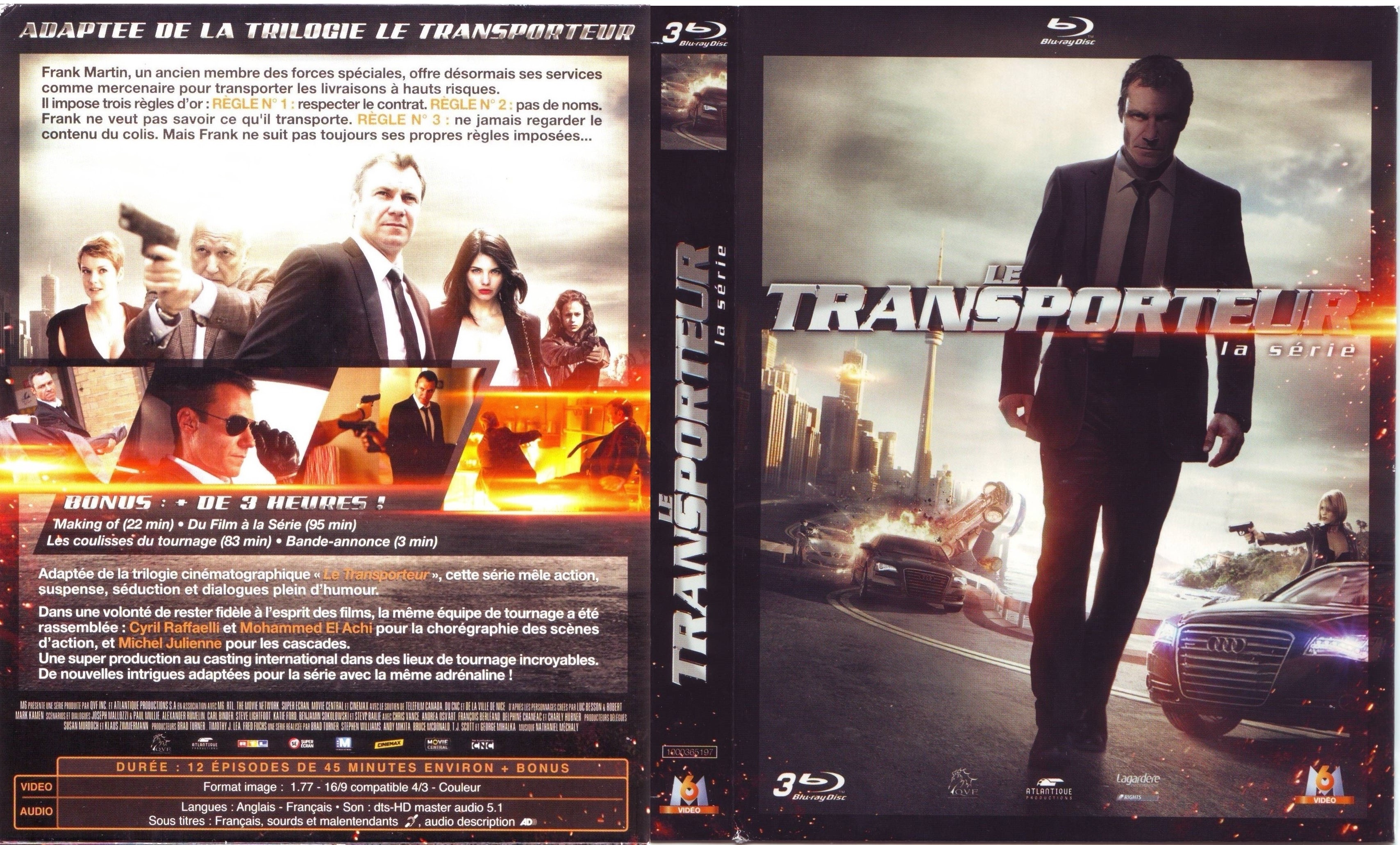 Jaquette DVD Le Transporteur la srie Saison 1 COFFRET (BLU-RAY)