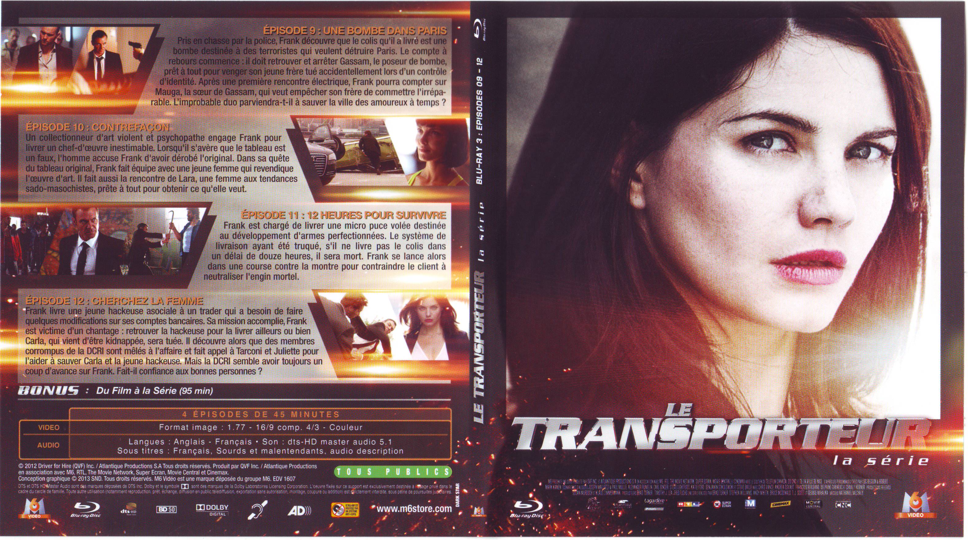 Jaquette DVD Le Transporteur la srie Saison 1 DISC 3 (BLU-RAY)