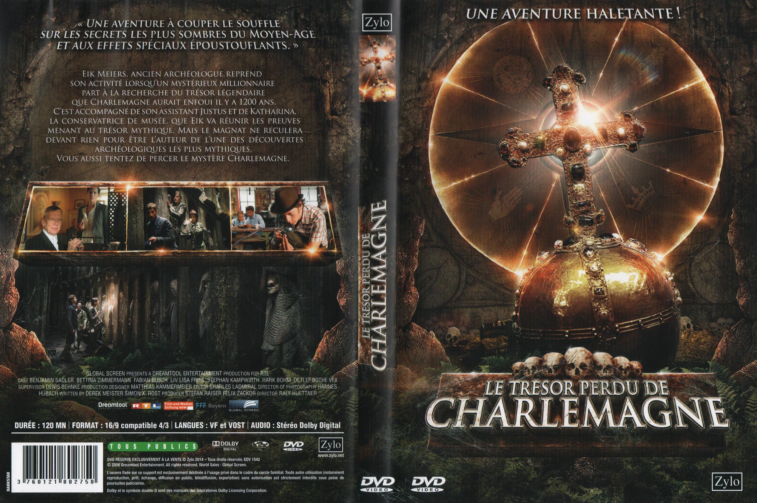 Jaquette DVD Le Trsor perdu de Charlemagne