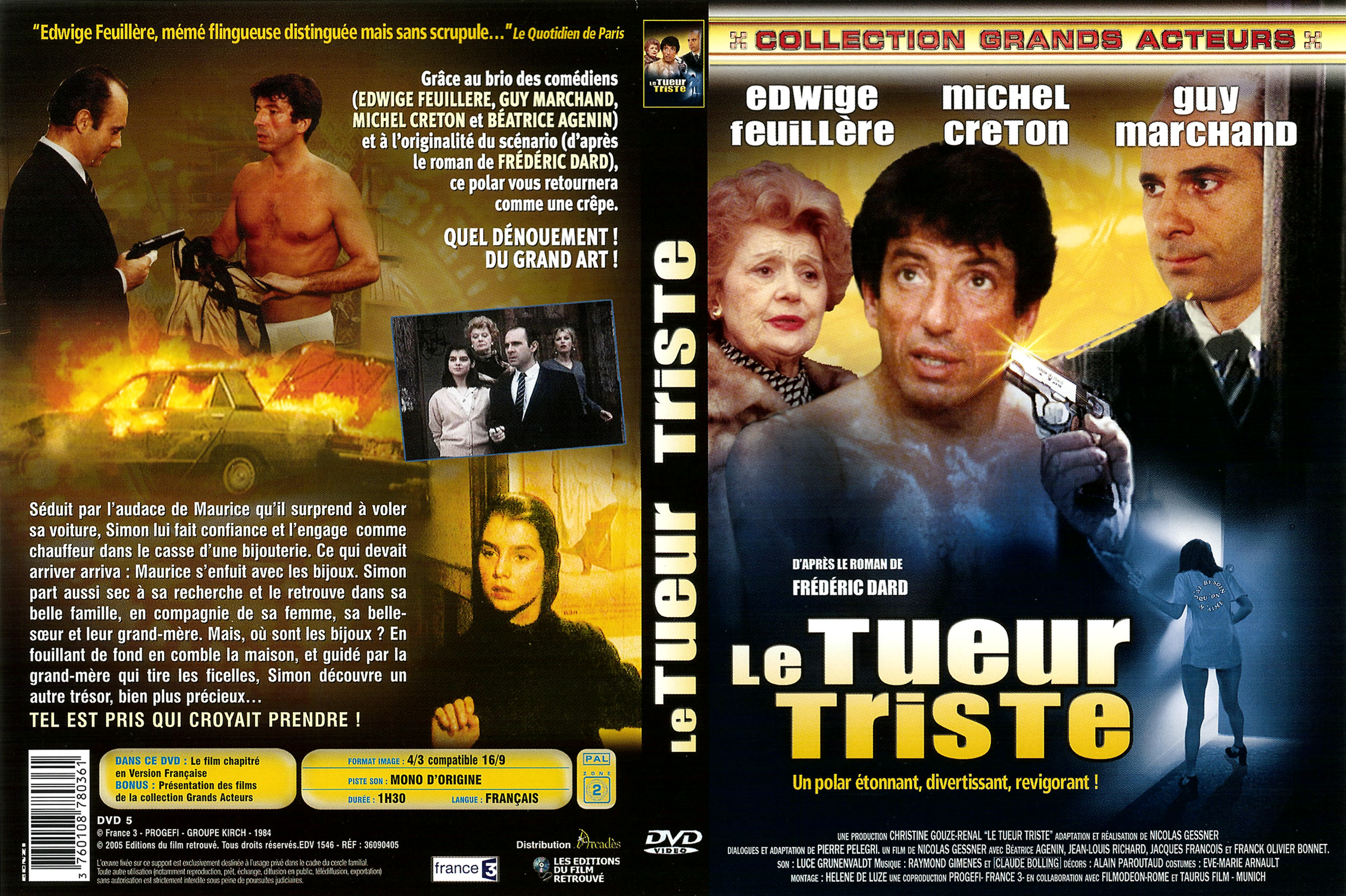 Jaquette DVD Le Tueur triste