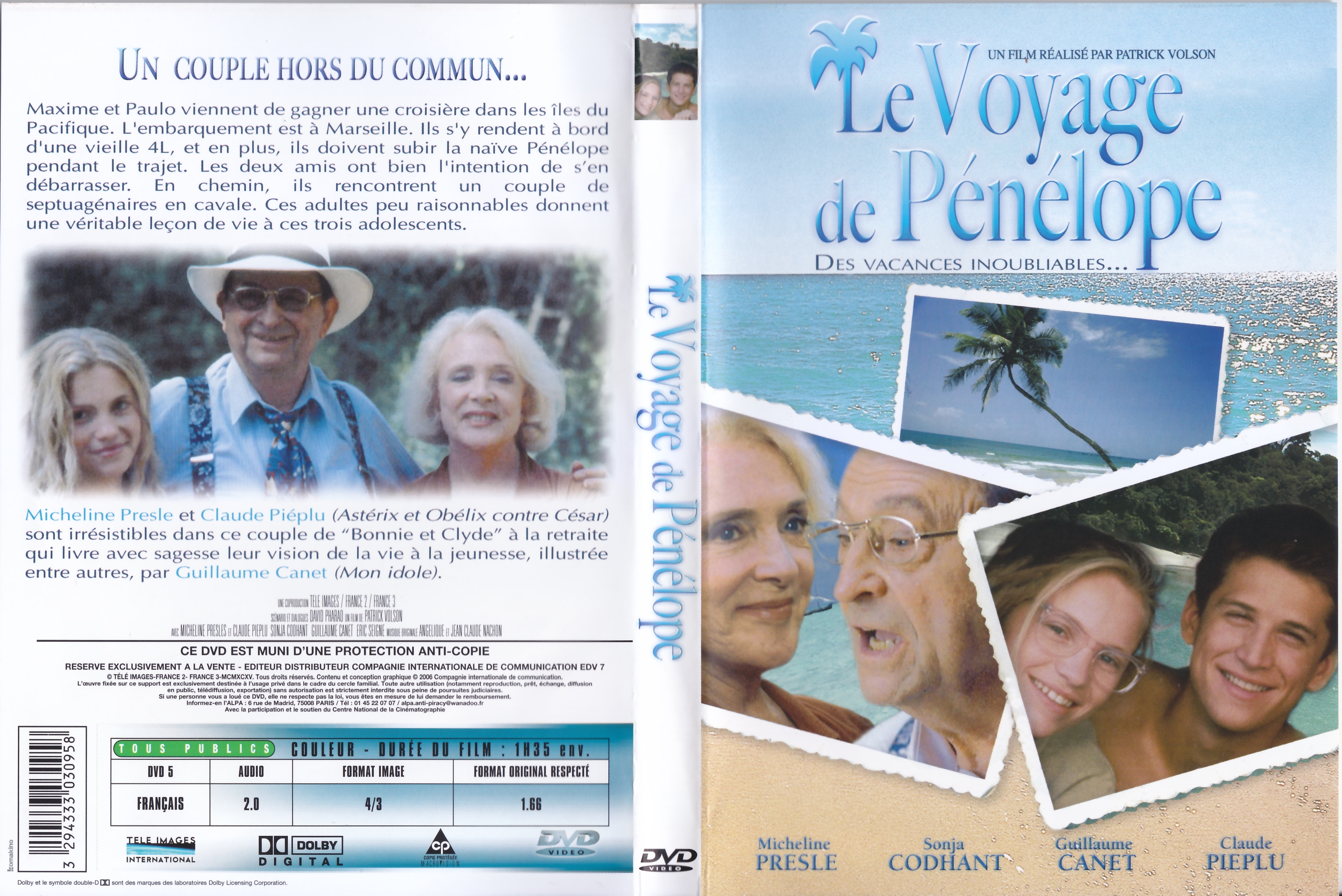 Jaquette DVD Le Voyage de Pnlope