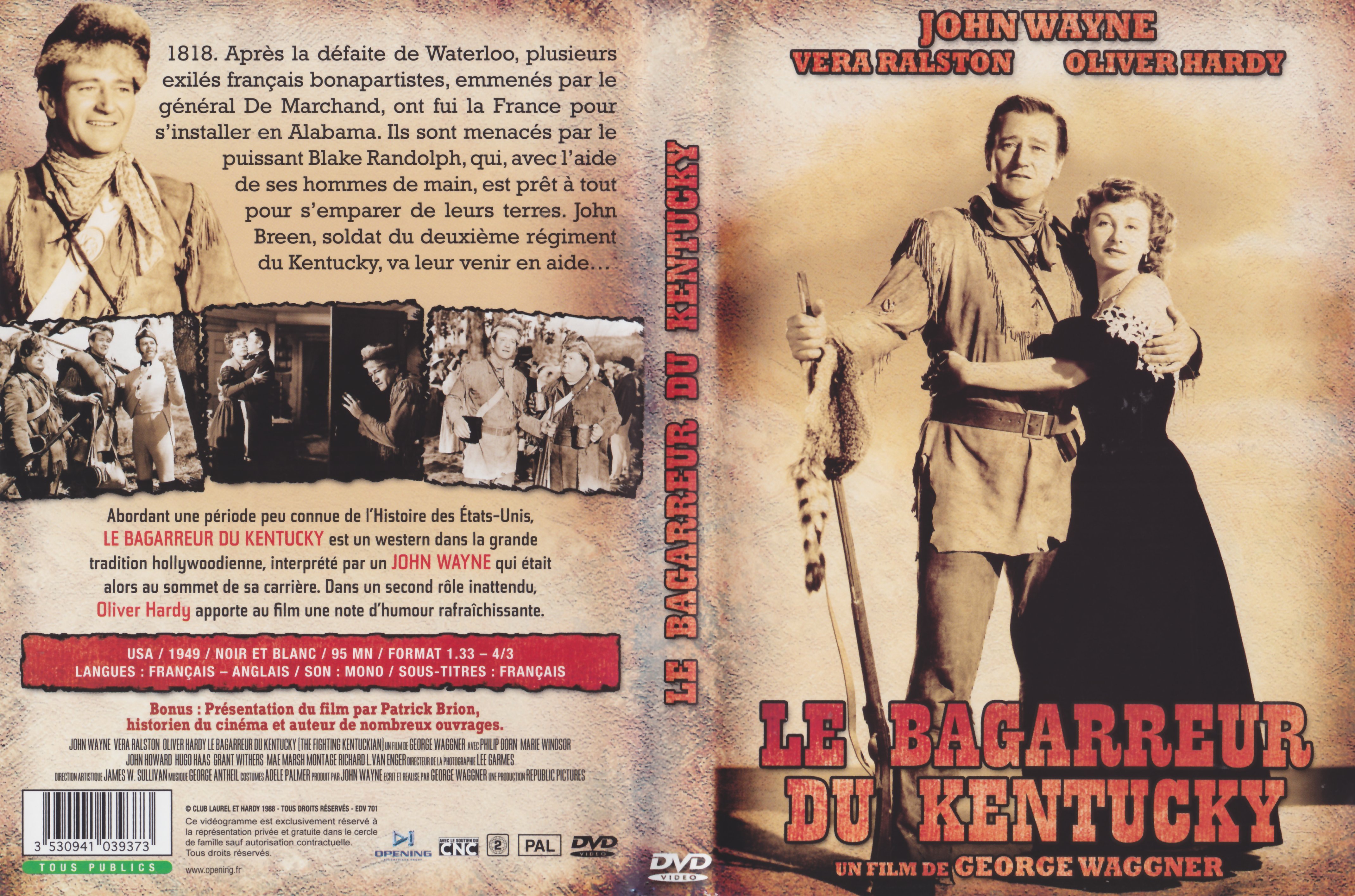 Jaquette DVD Le bagarreur du Kentucky v2