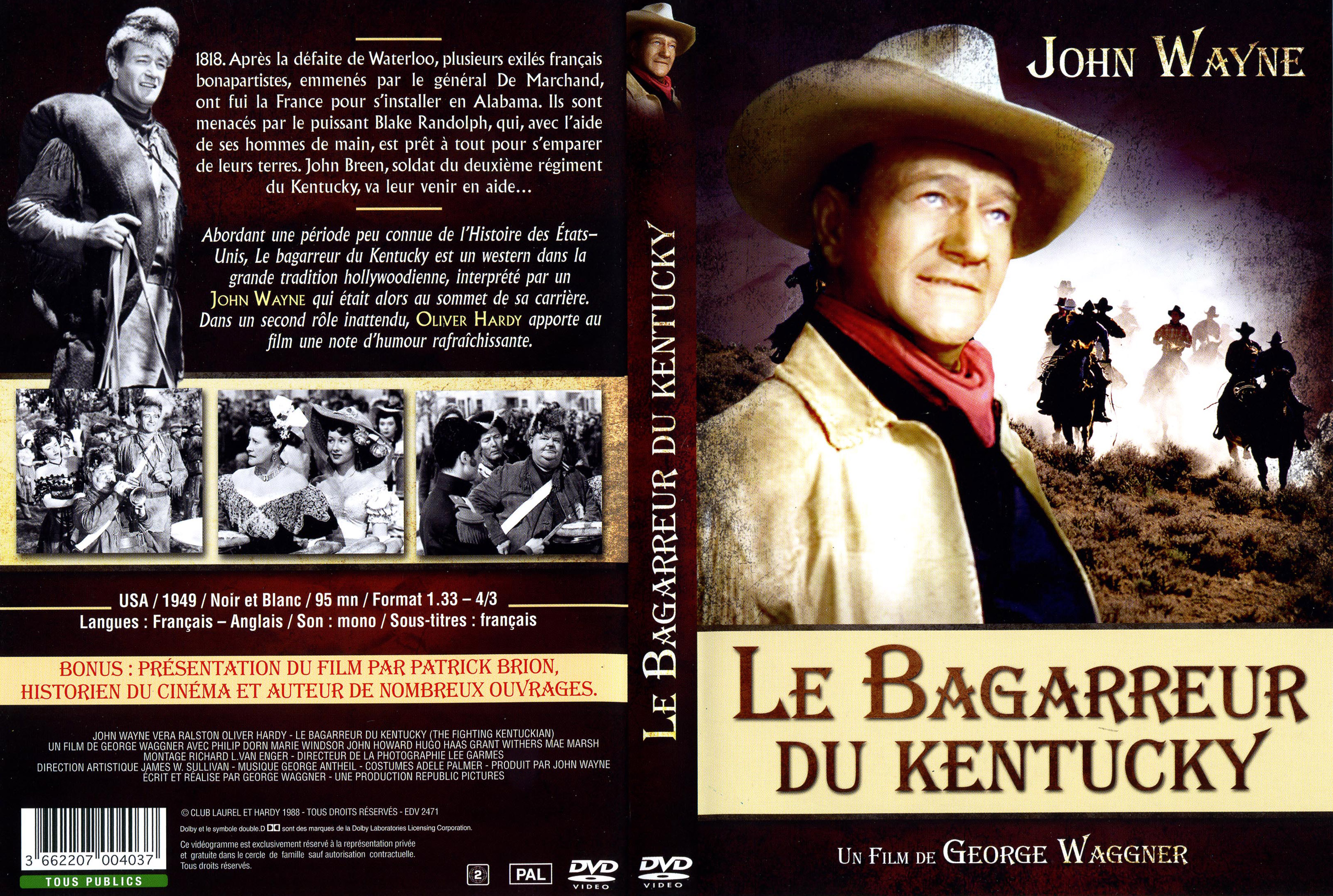 Jaquette DVD Le bagarreur du Kentucky v3