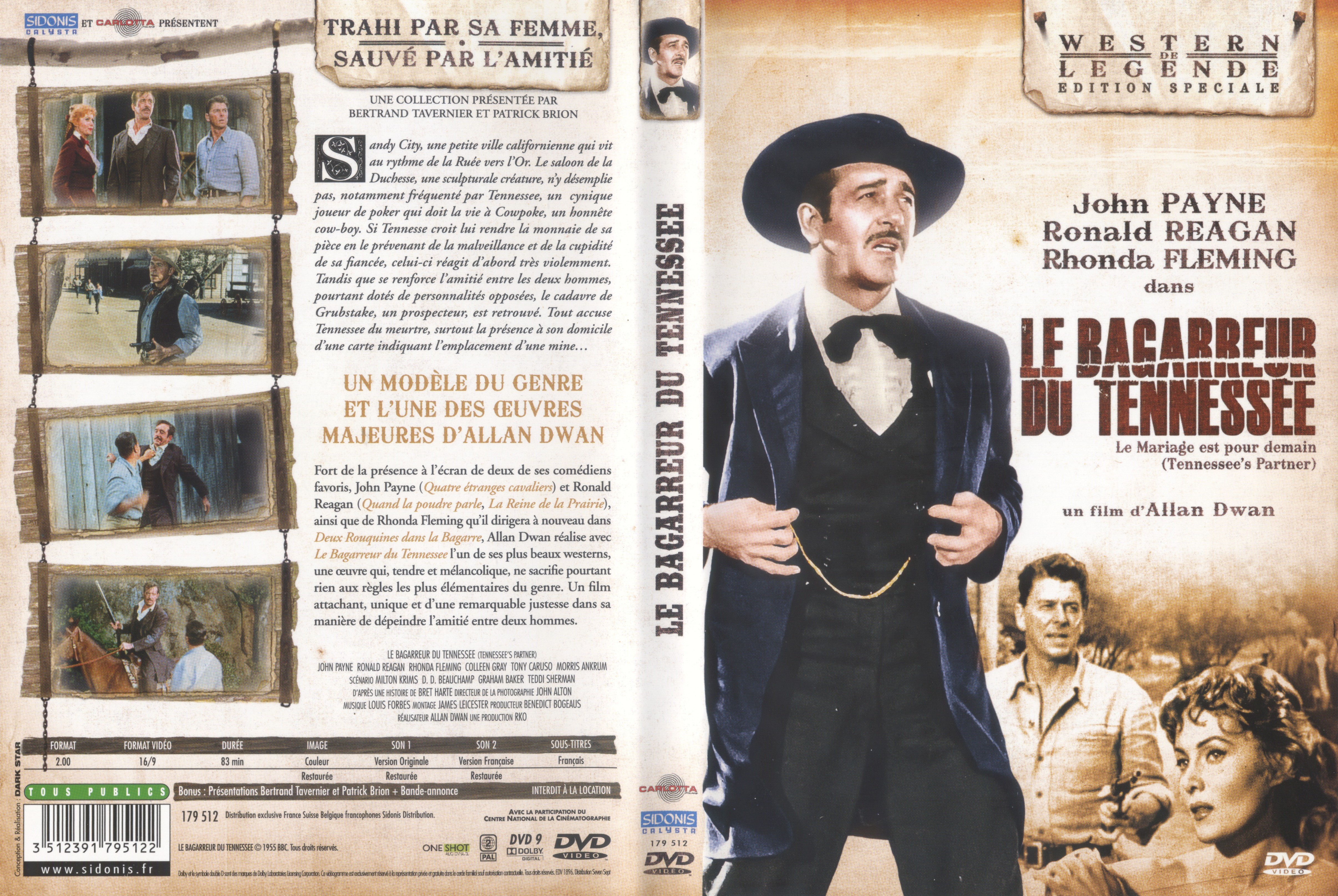 Jaquette DVD Le bagarreur du Tennessee