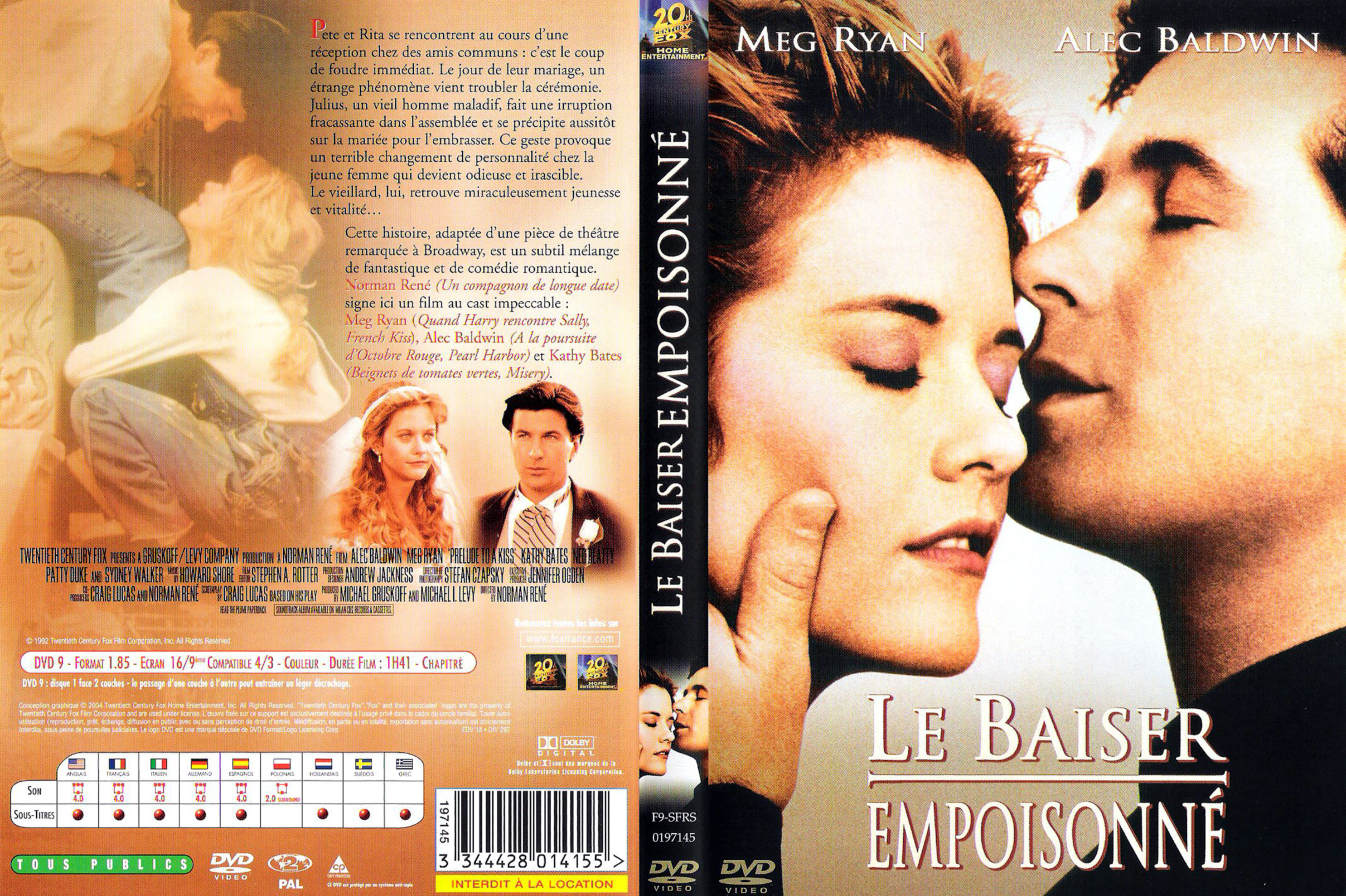 Jaquette DVD Le baiser empoisonn v2