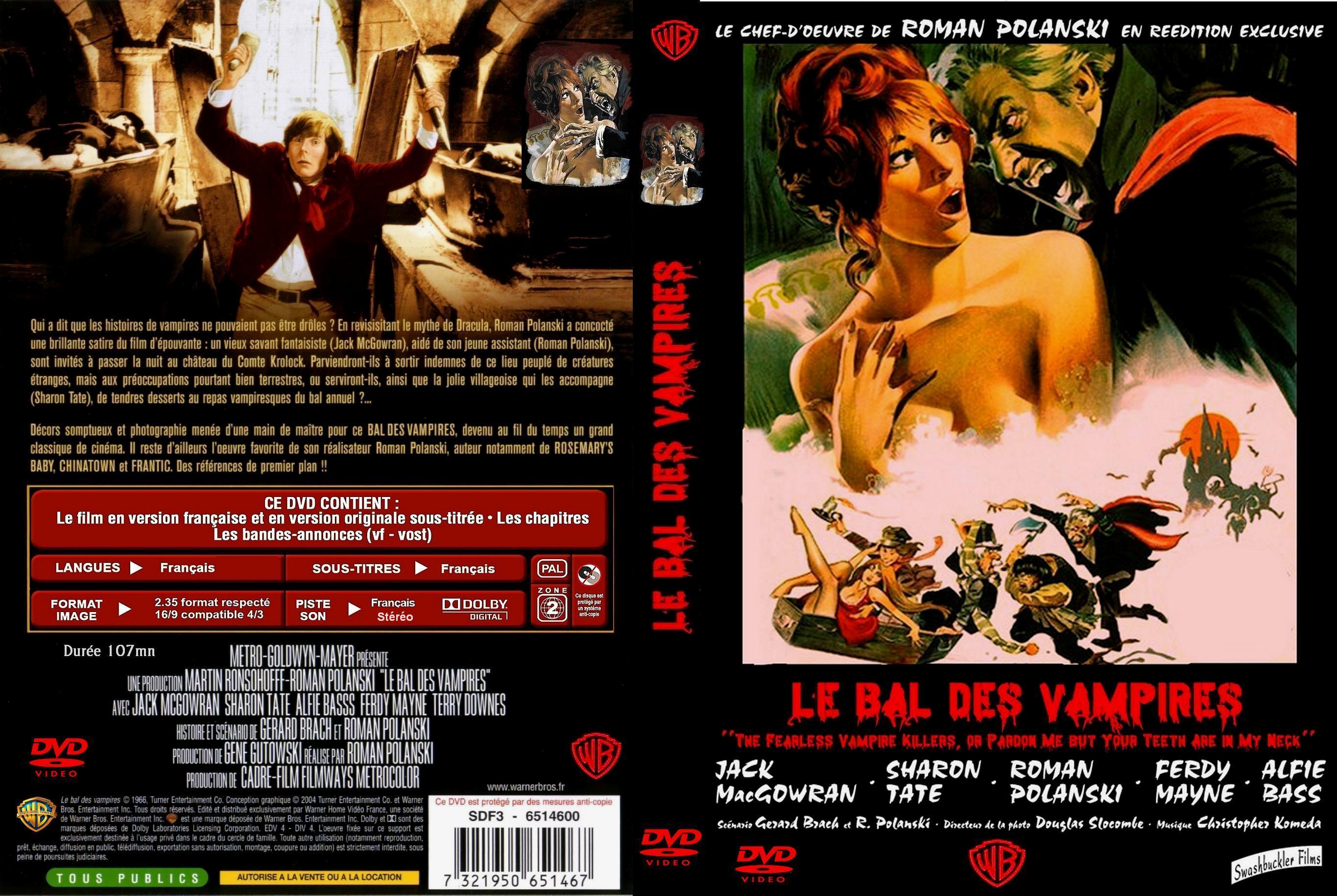 Jaquette DVD Le bal des vampires custom