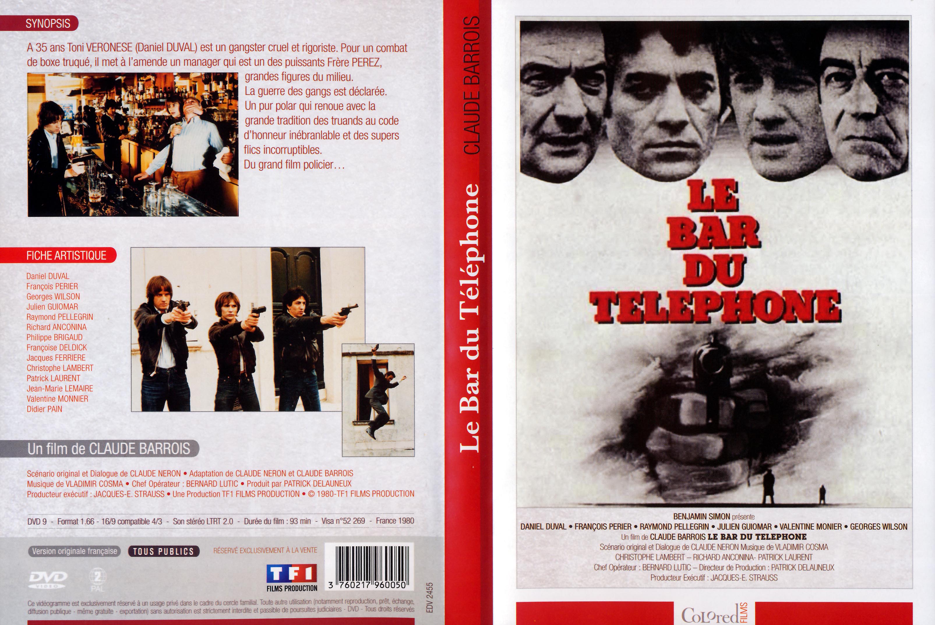 Jaquette DVD Le bar du tlphone