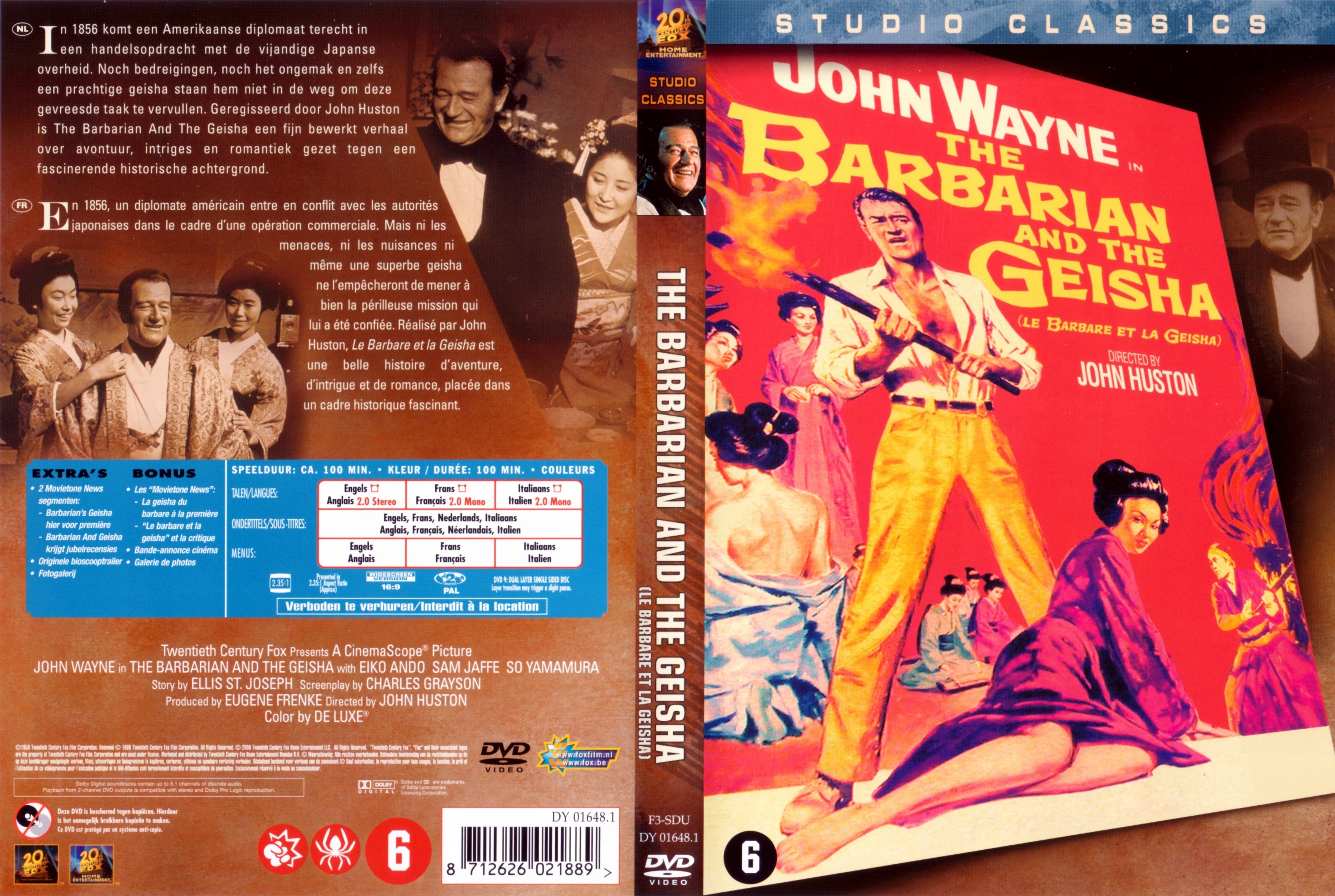 Jaquette DVD Le barbare et la geisha