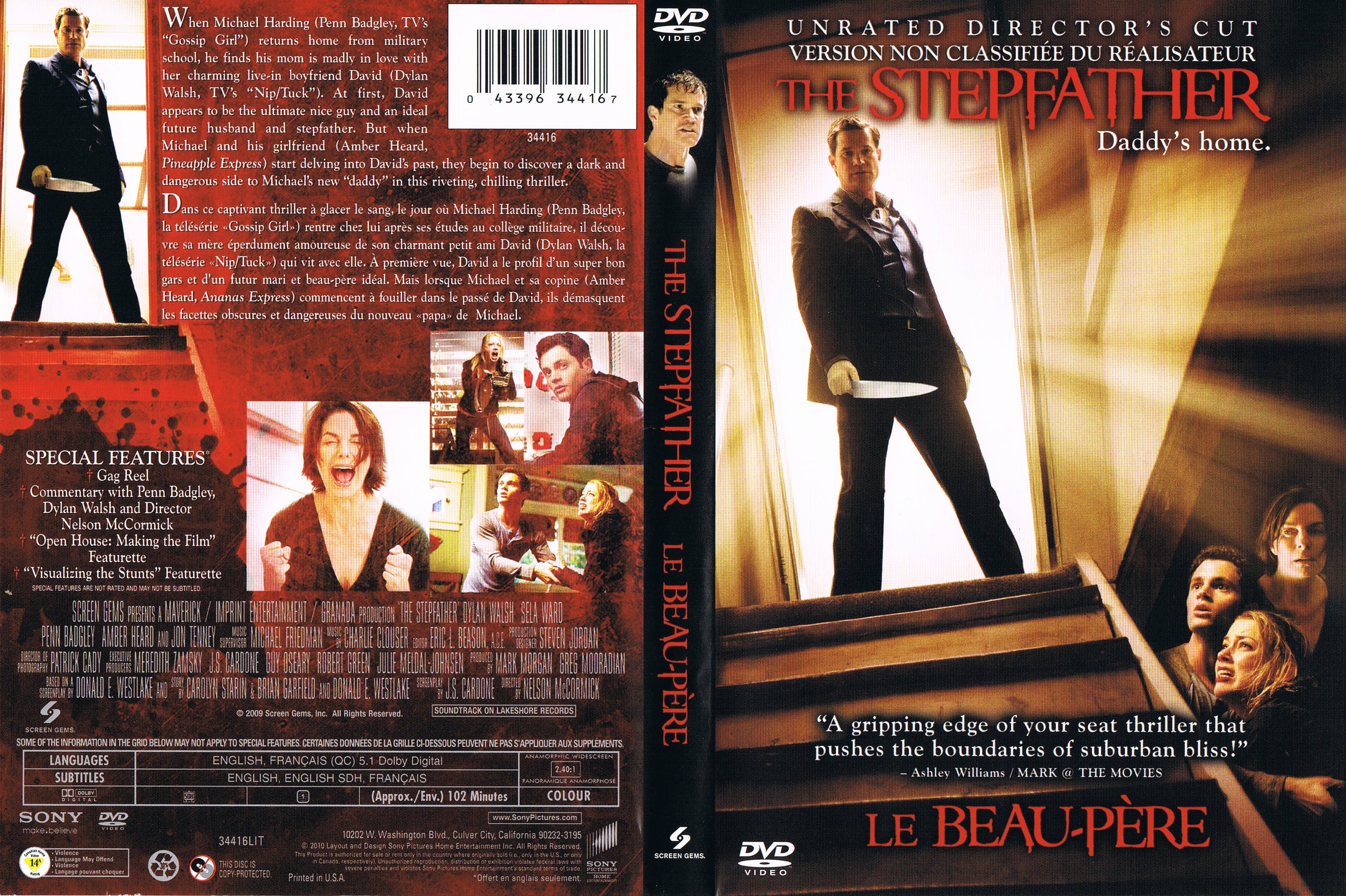 Jaquette DVD Le beau-pre - The stepfather (2010) (Canadienne)
