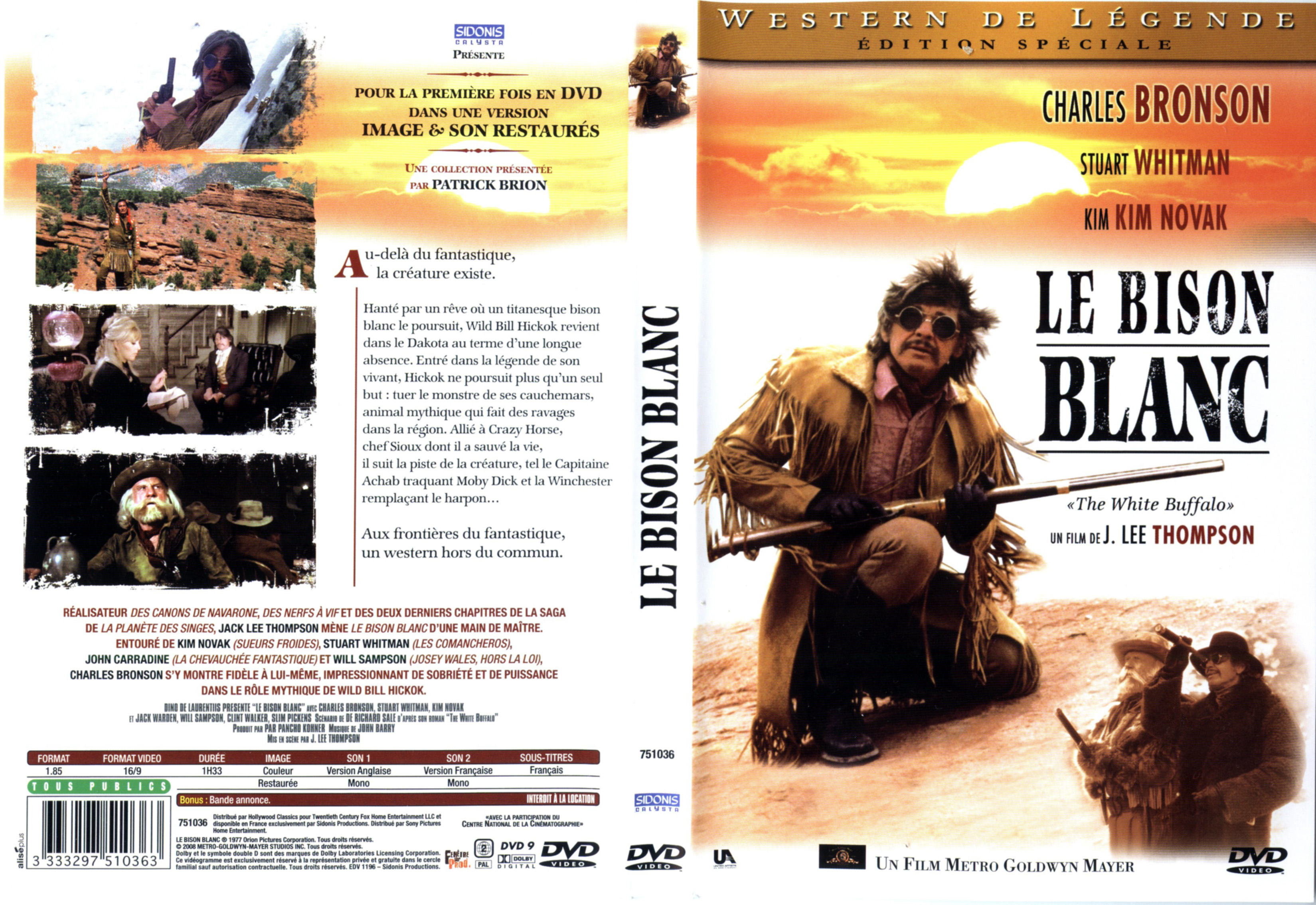 Jaquette DVD Le bison blanc