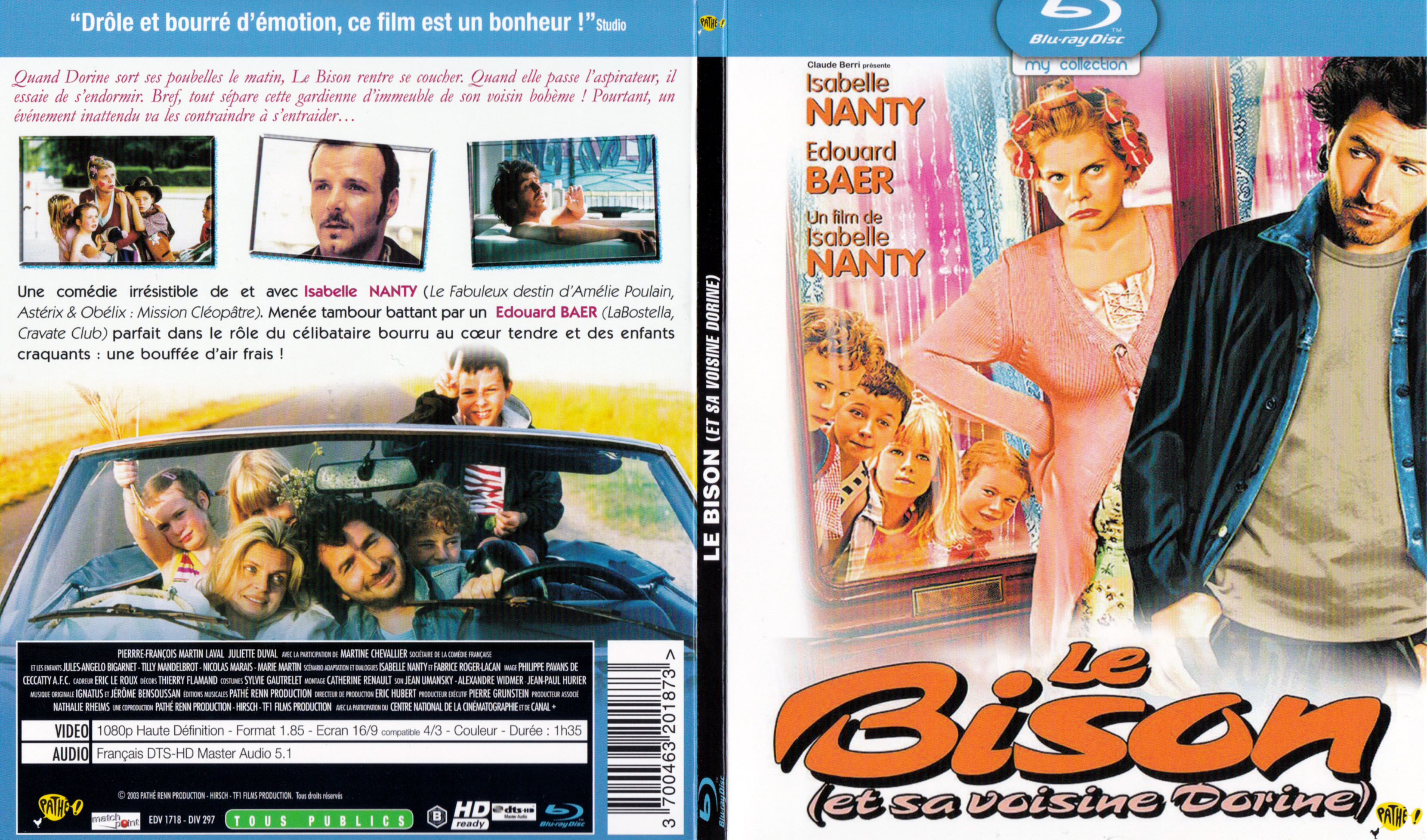 Jaquette DVD Le bison et sa voisine (BLU-RAY)