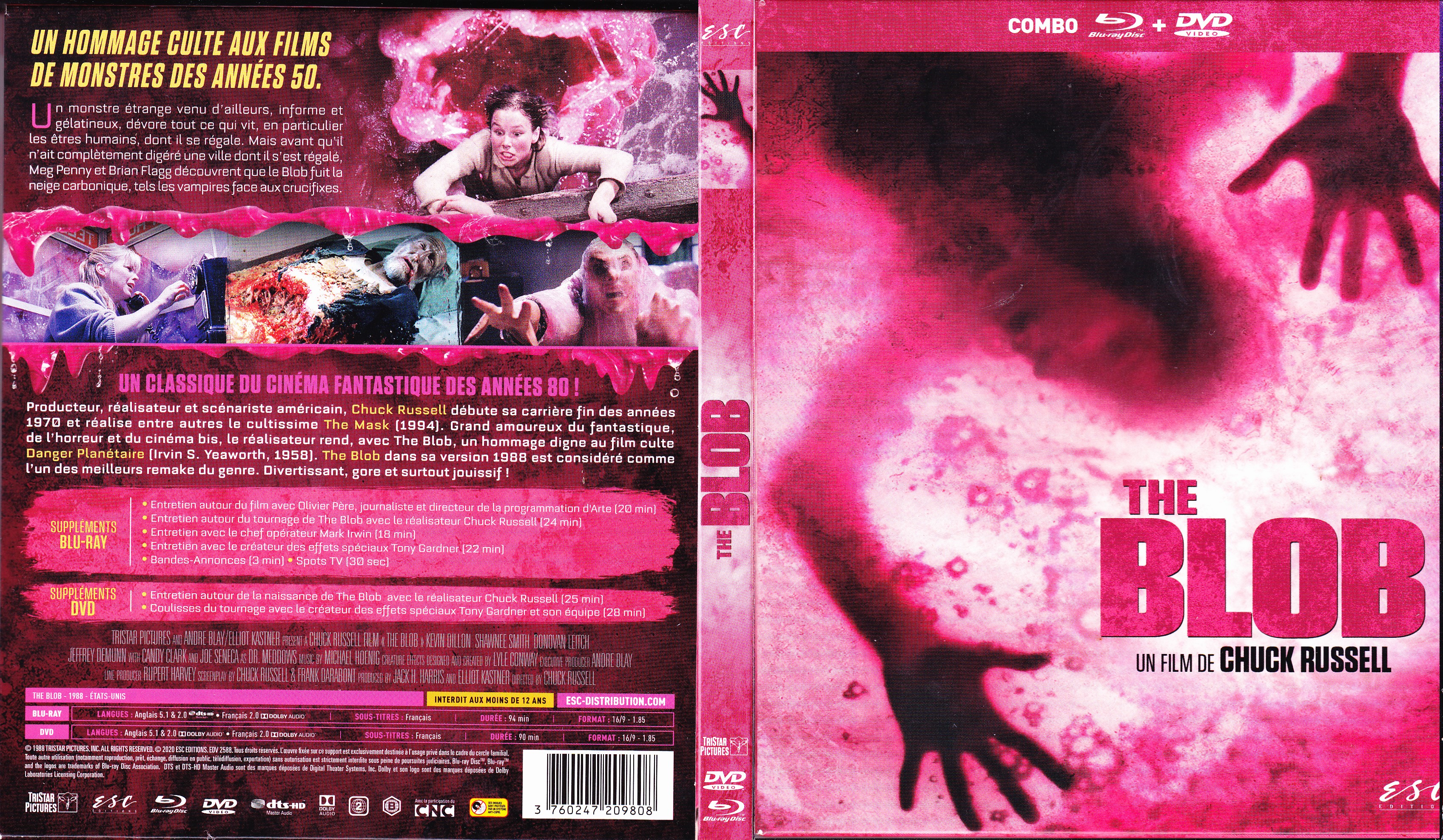 Jaquette DVD Le blob (BLU-RAY)