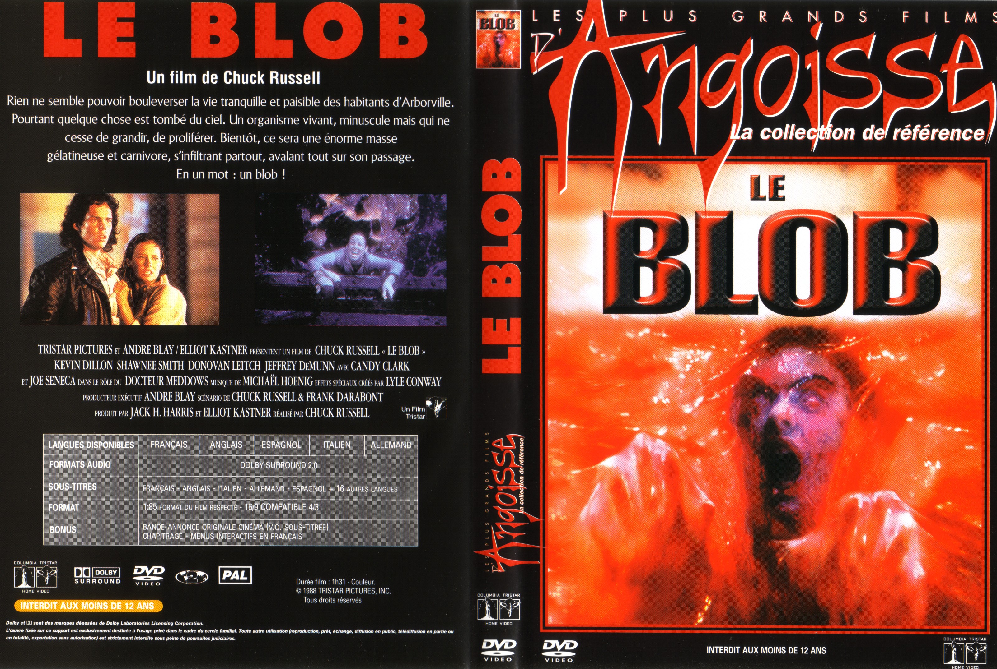 Jaquette DVD Le blob v2
