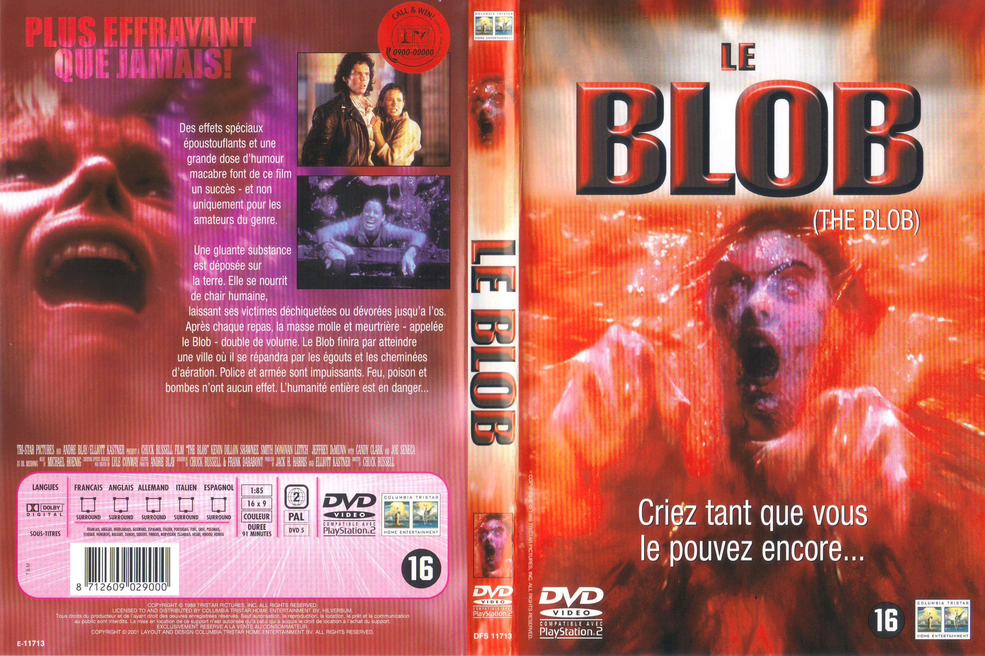 Jaquette DVD Le blob v3