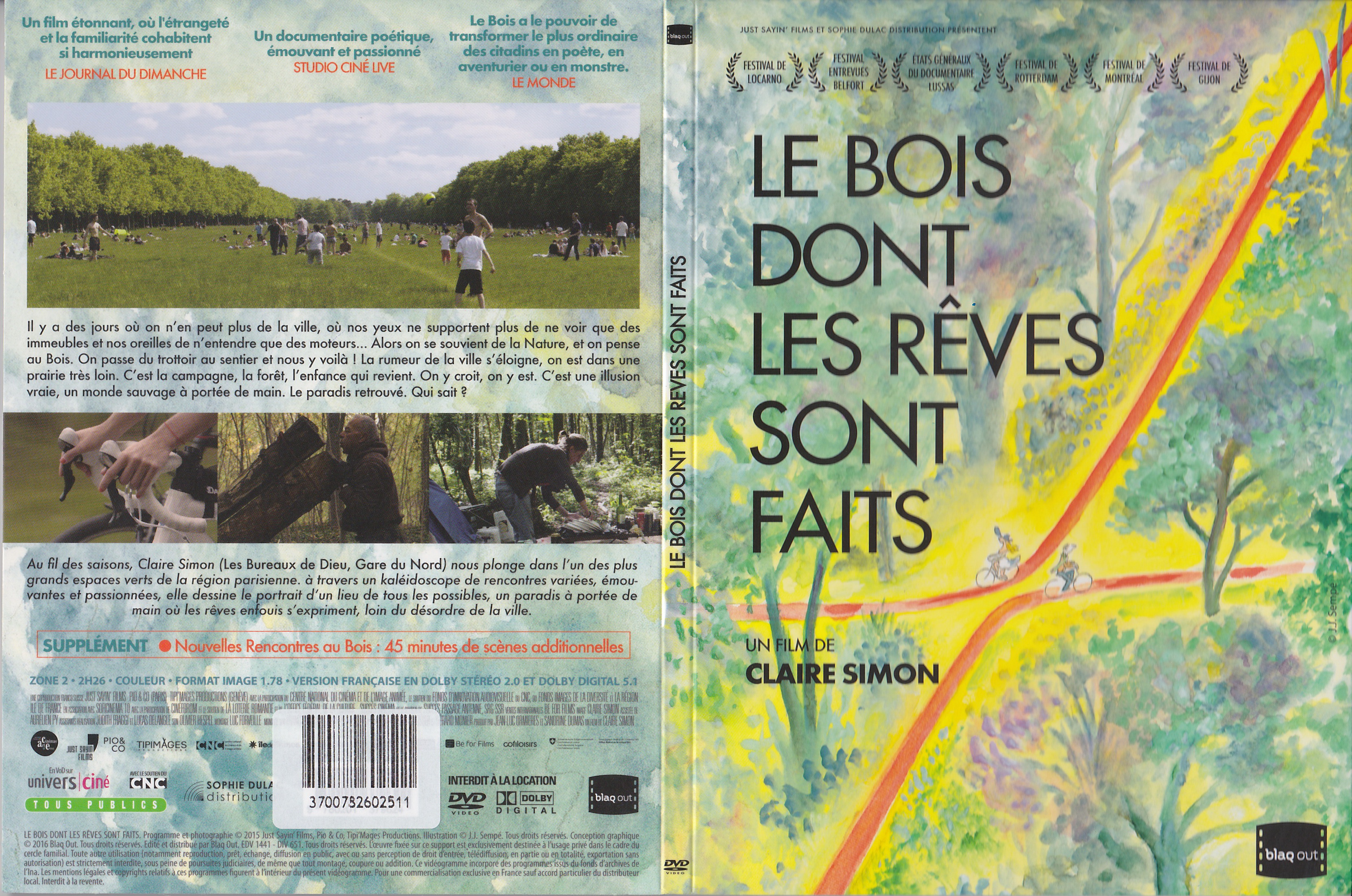 Jaquette DVD Le bois dont les reves sont faits