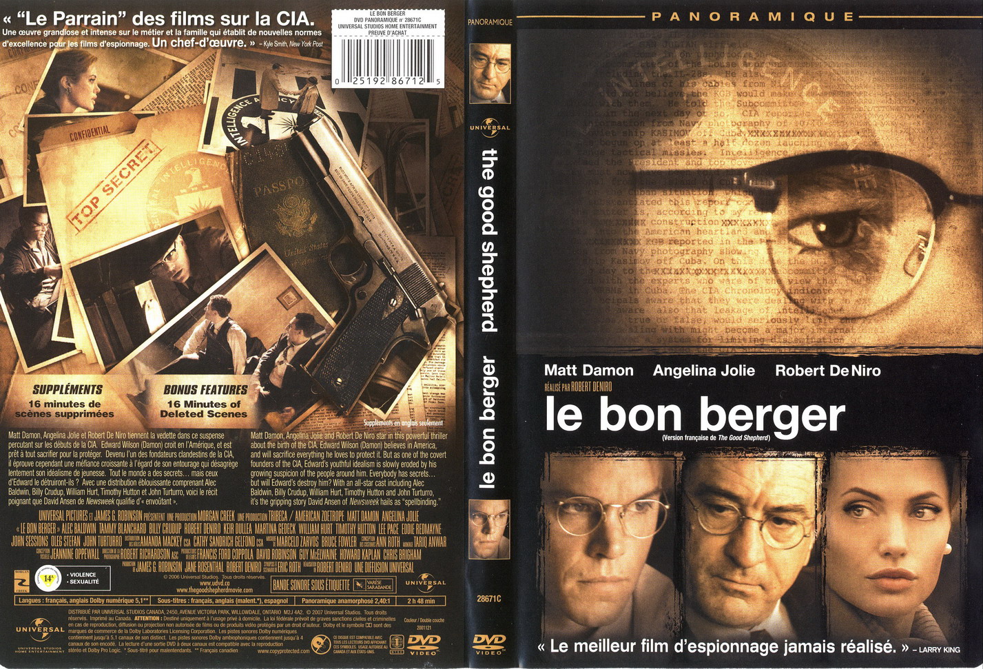 Jaquette DVD Le bon berger
