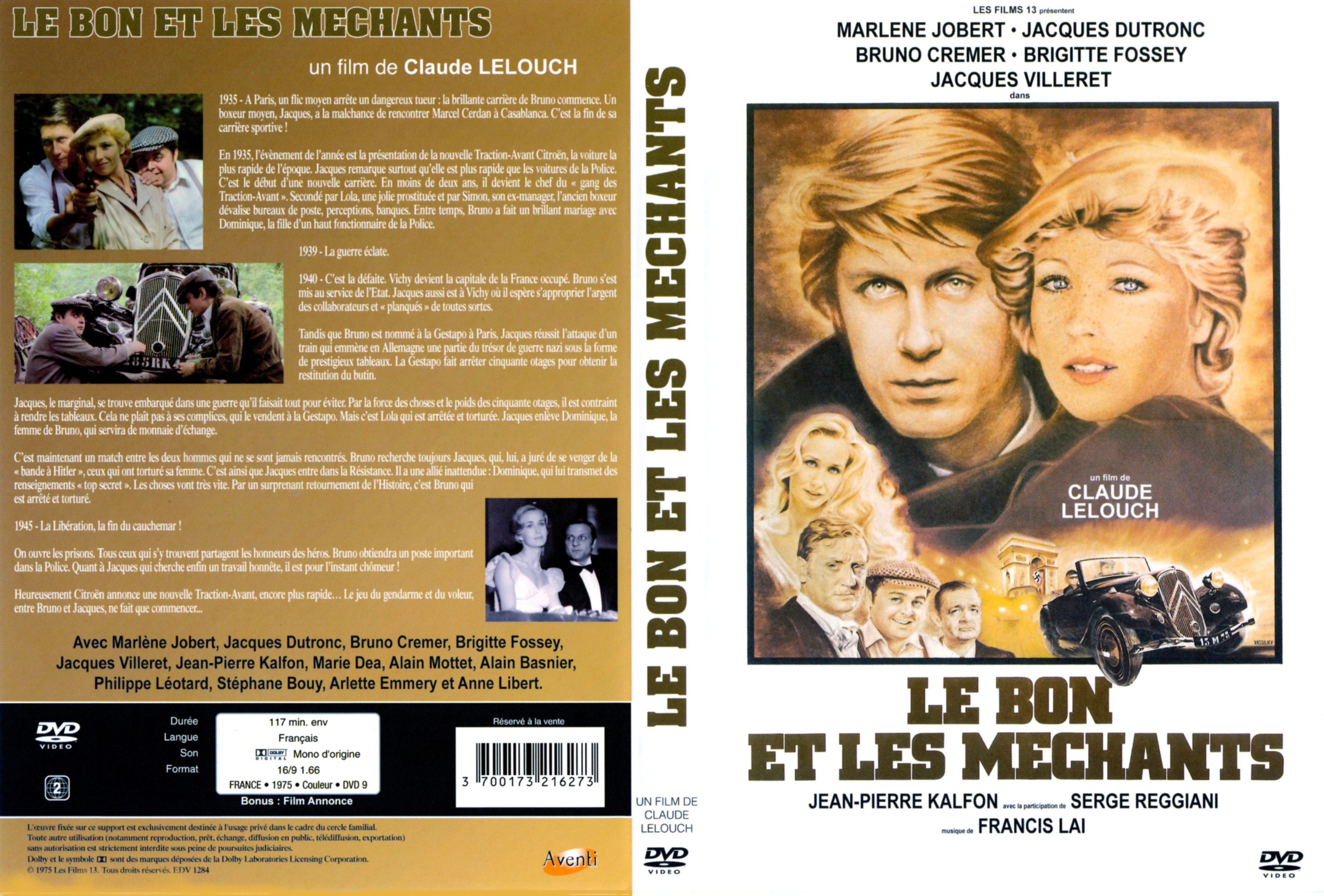 Jaquette DVD Le bon et les mechants