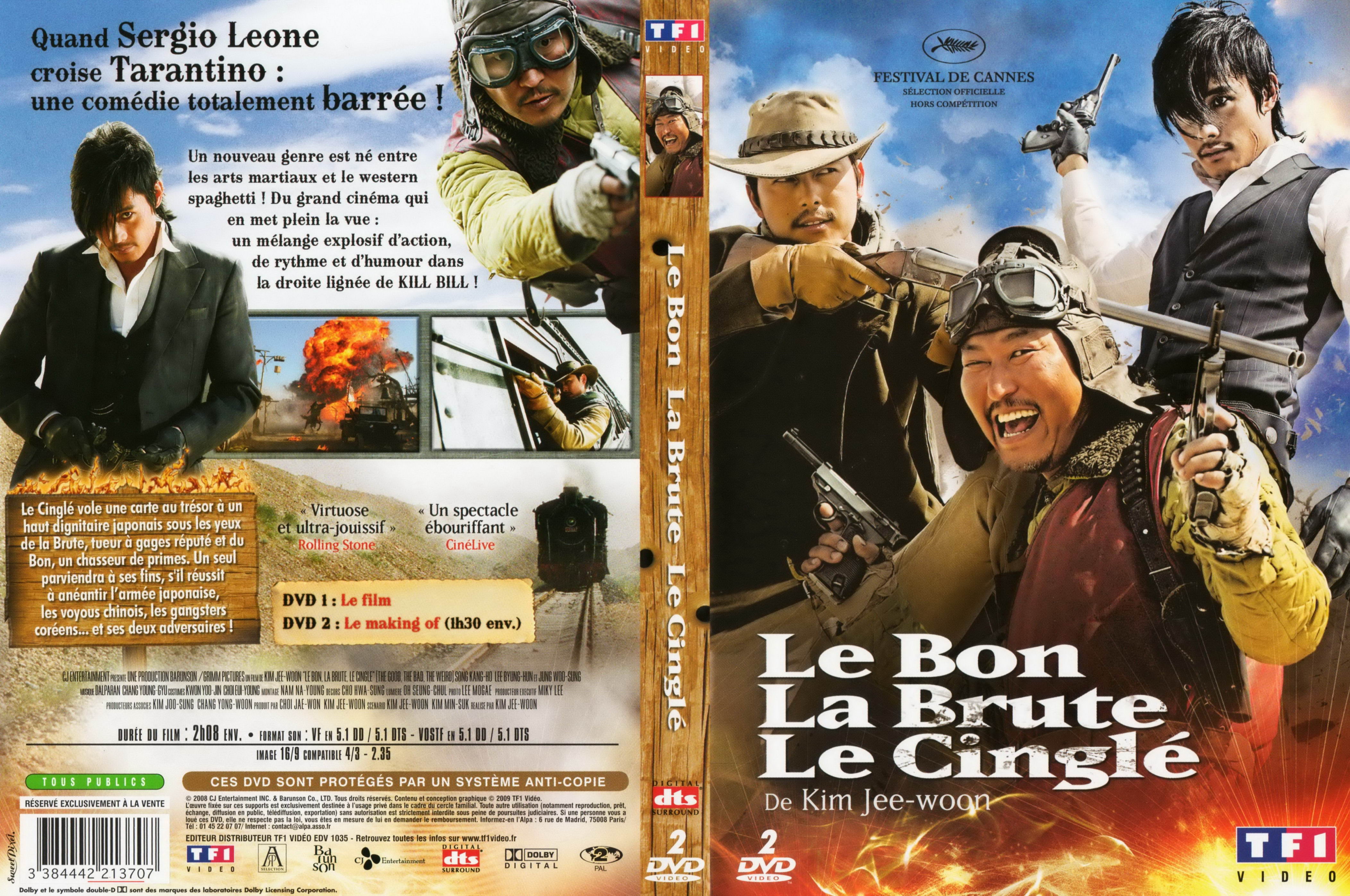 Jaquette DVD Le bon la brute le cingl