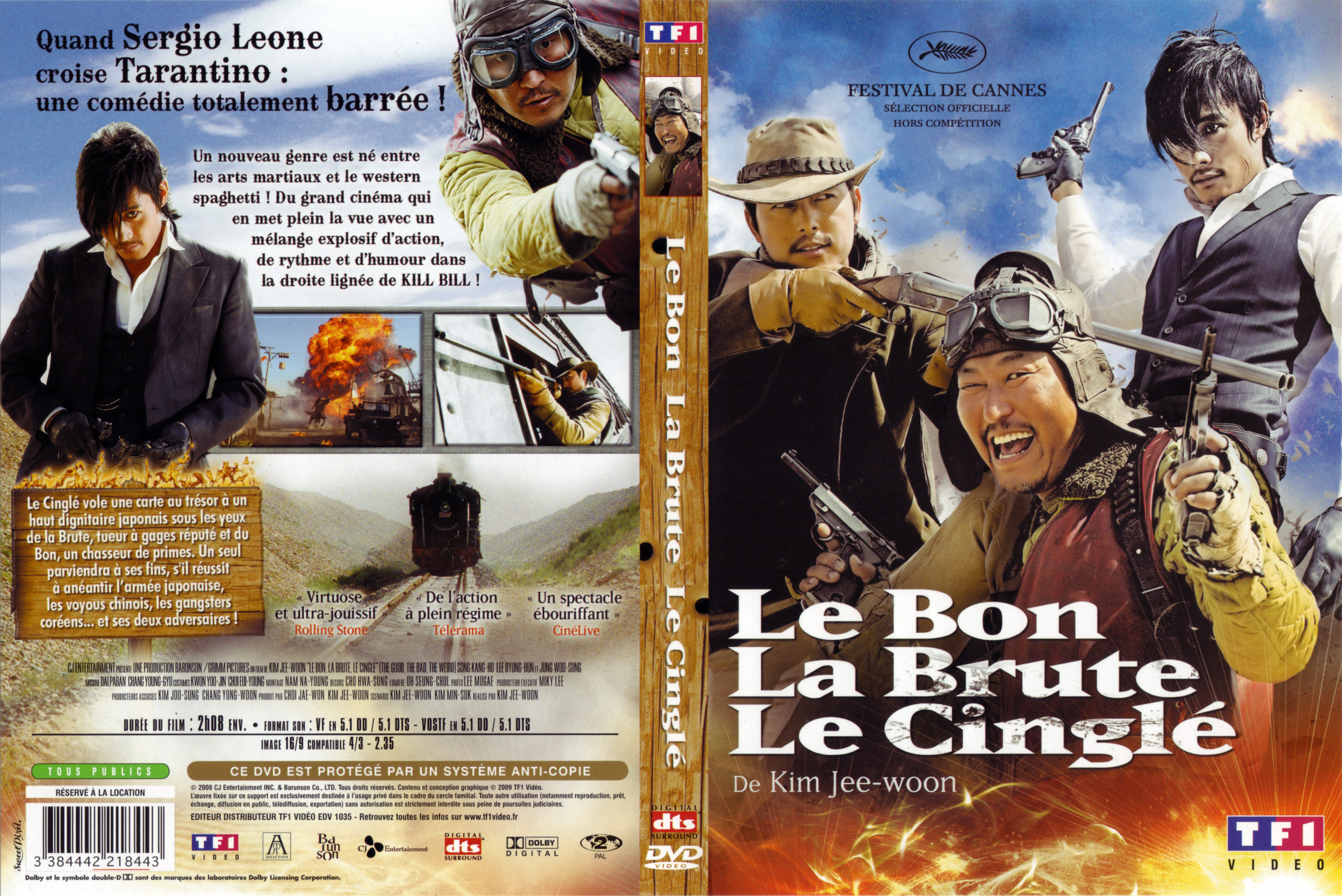 Jaquette DVD Le bon la brute le cingl v2