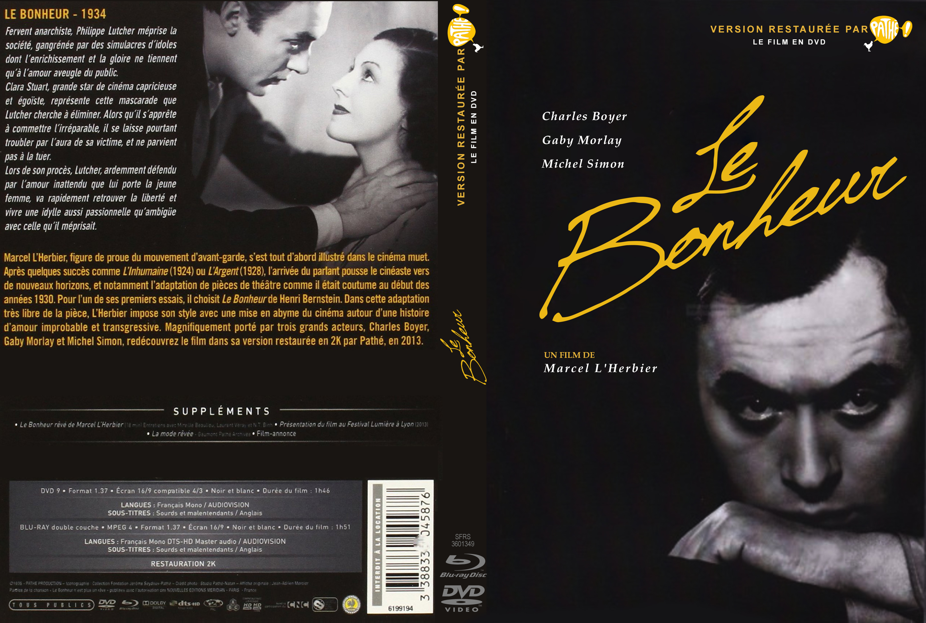 Jaquette DVD Le bonheur custom