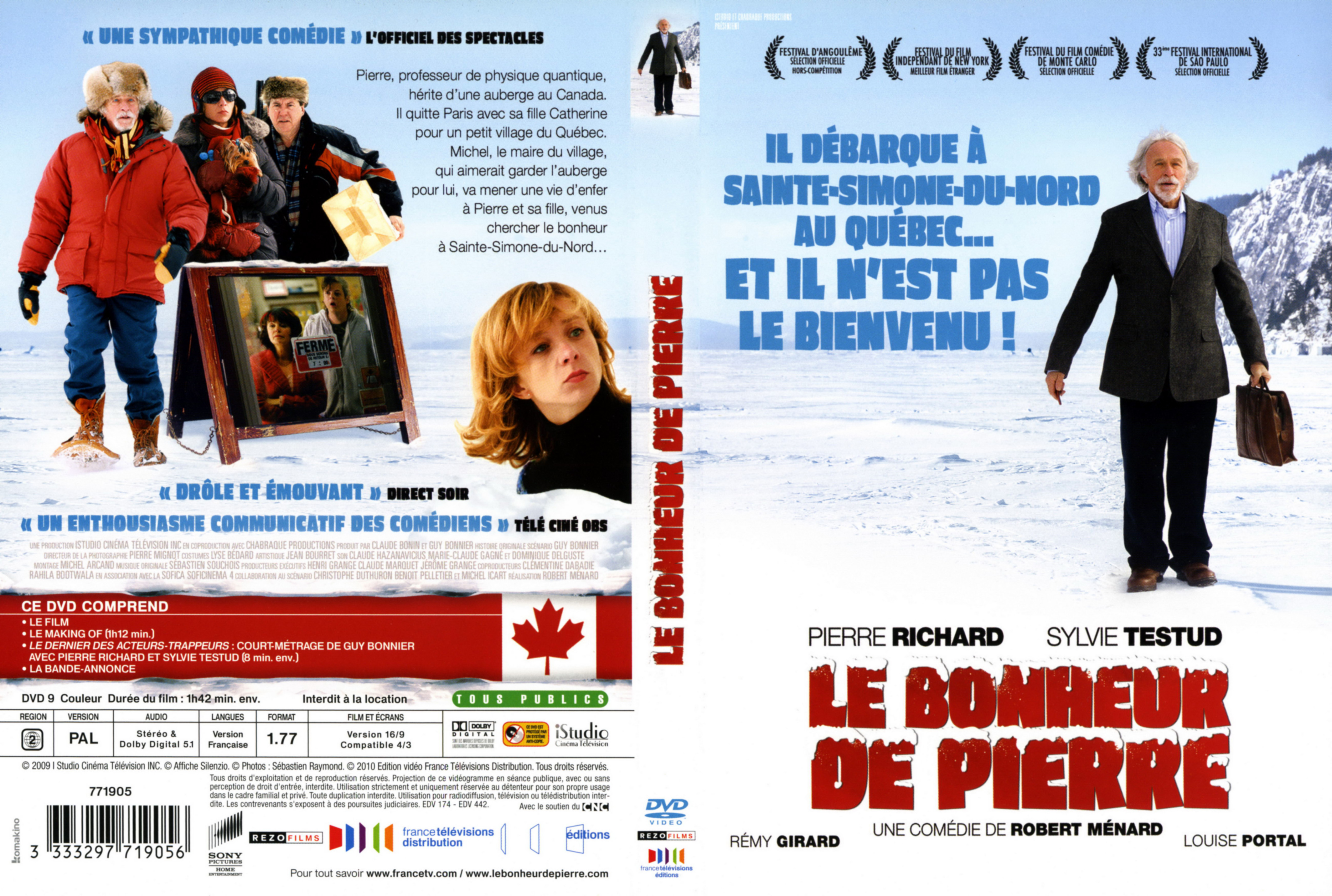 Jaquette DVD Le bonheur de Pierre