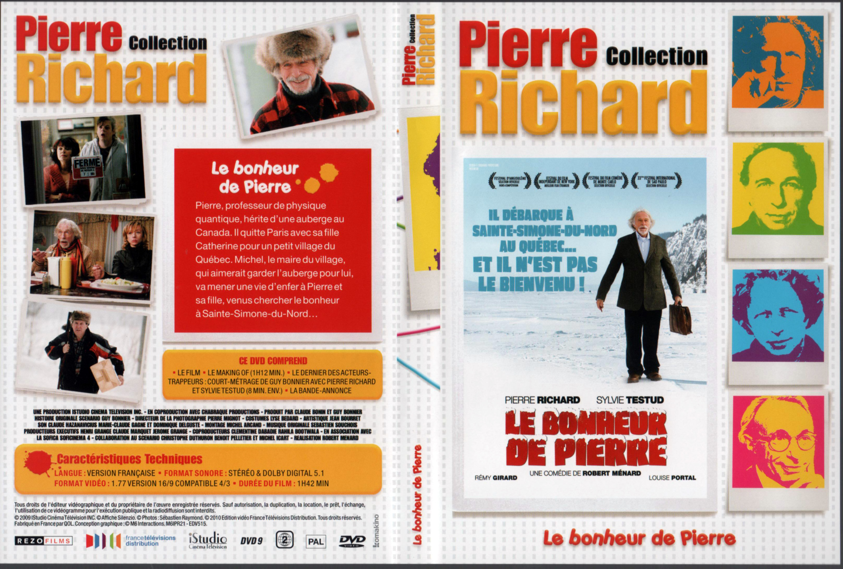 Jaquette DVD Le bonheur de Pierre v2