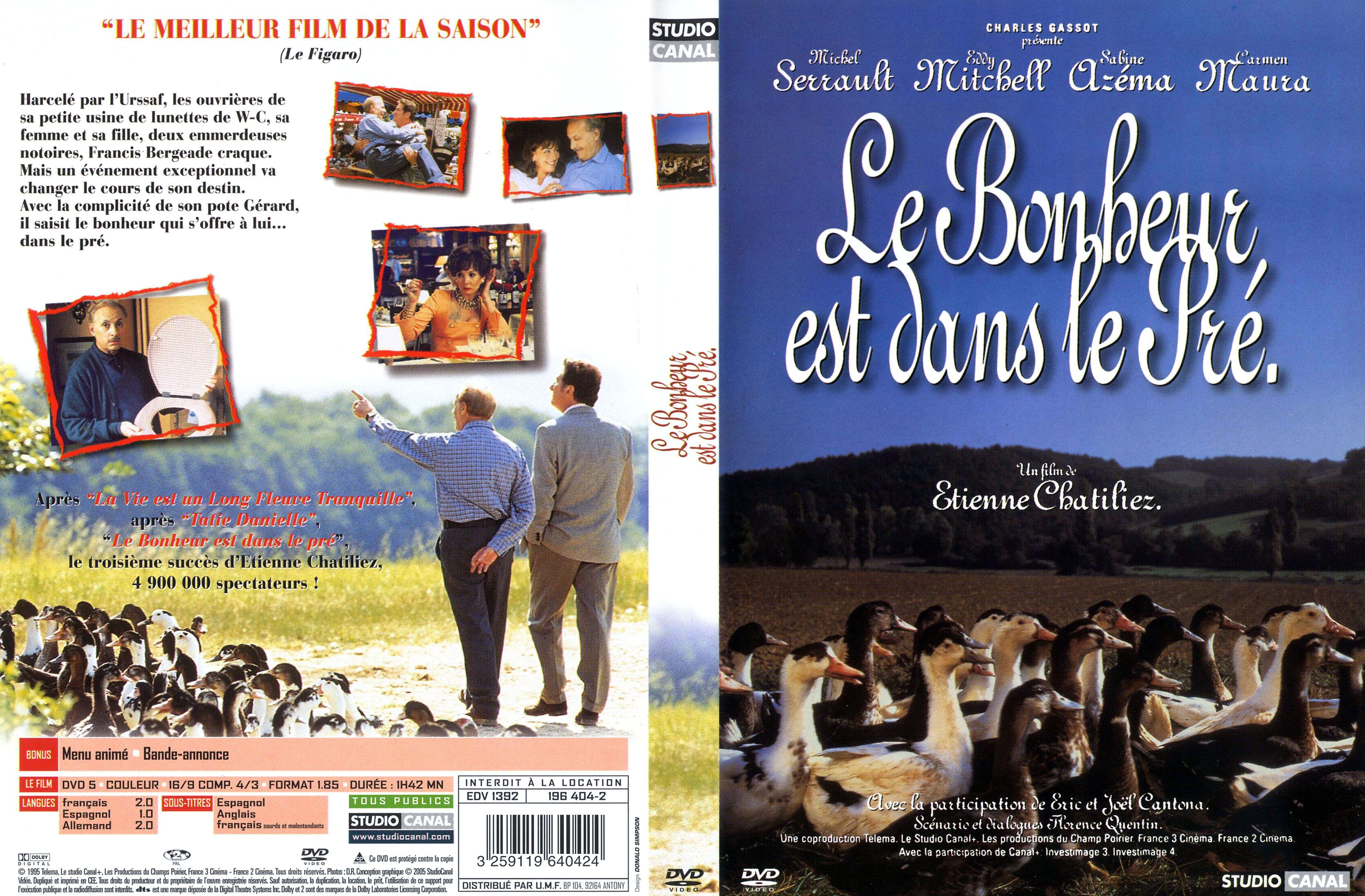 Jaquette DVD Le bonheur est dans le pr v3