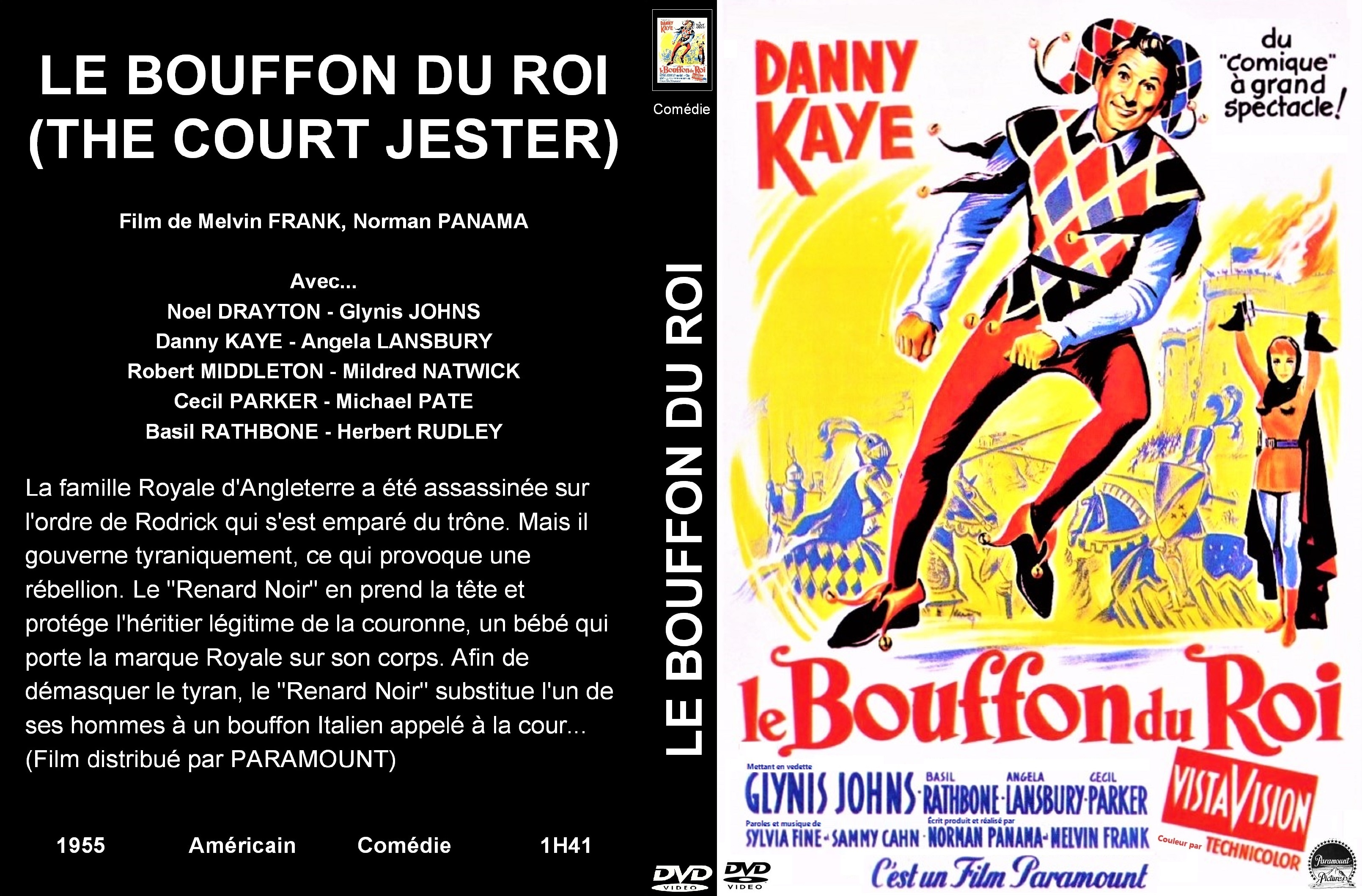 Jaquette DVD Le bouffon du roi custom