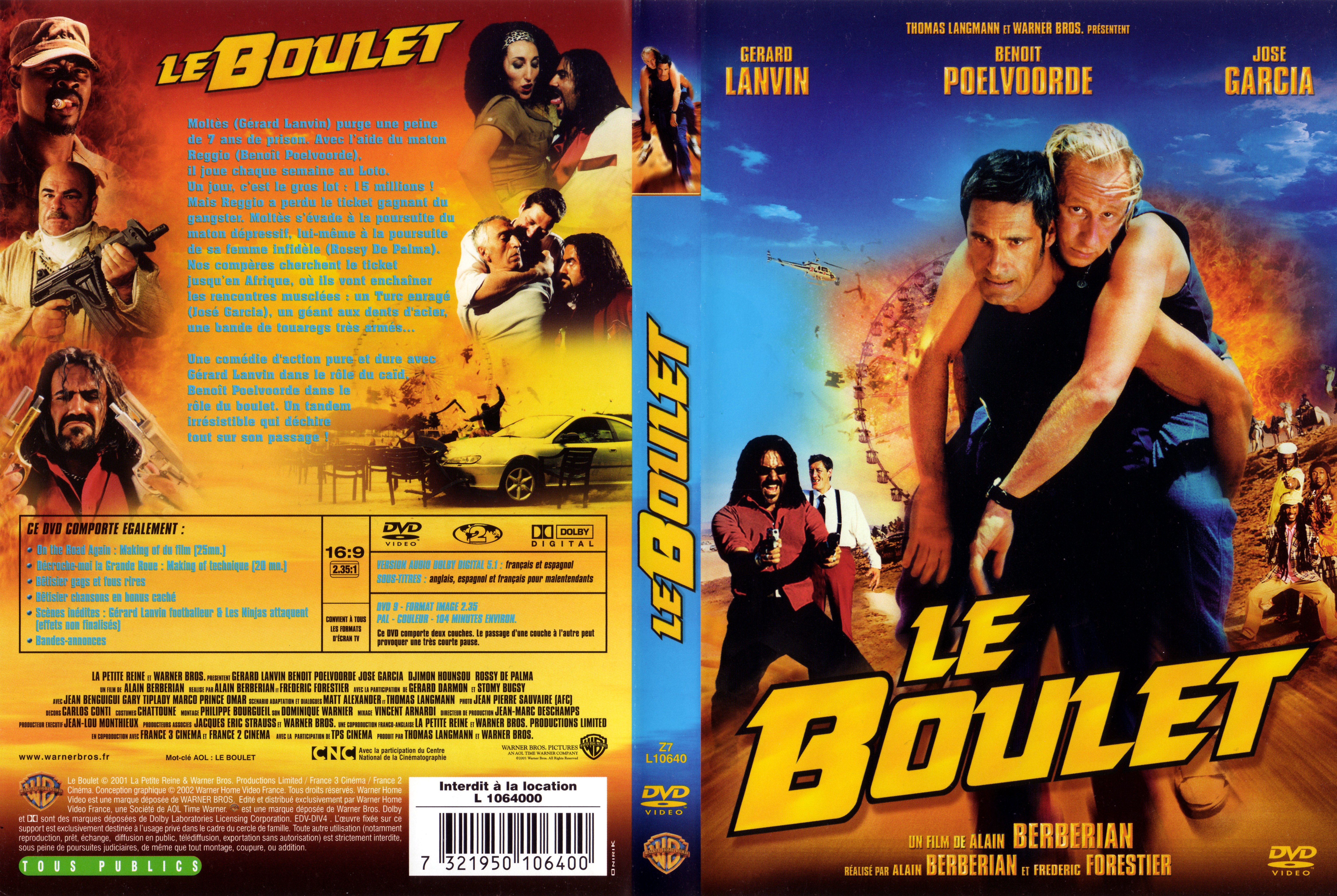 Jaquette DVD Le boulet