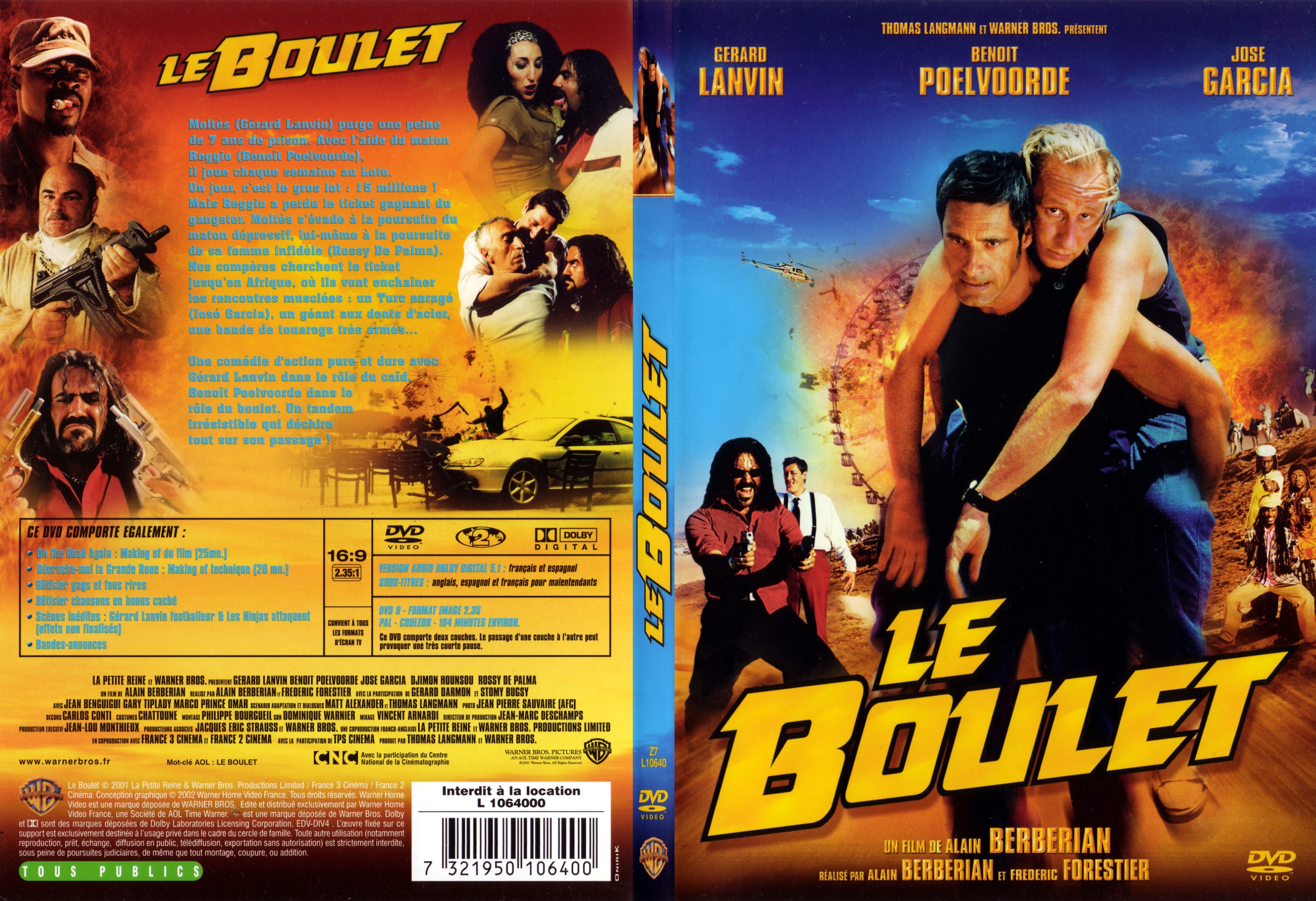 Jaquette DVD Le boulet - SLIM