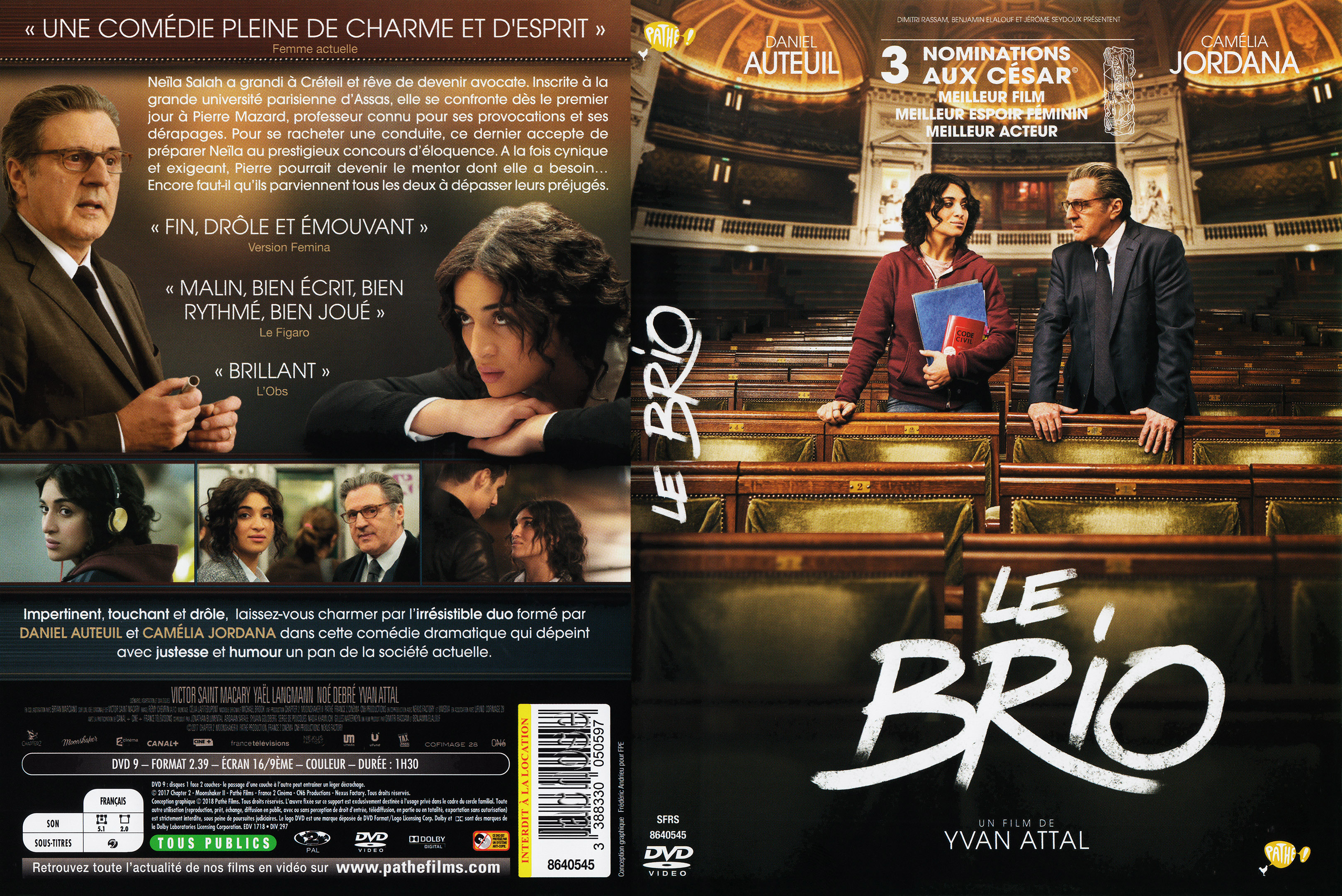 Jaquette DVD Le brio