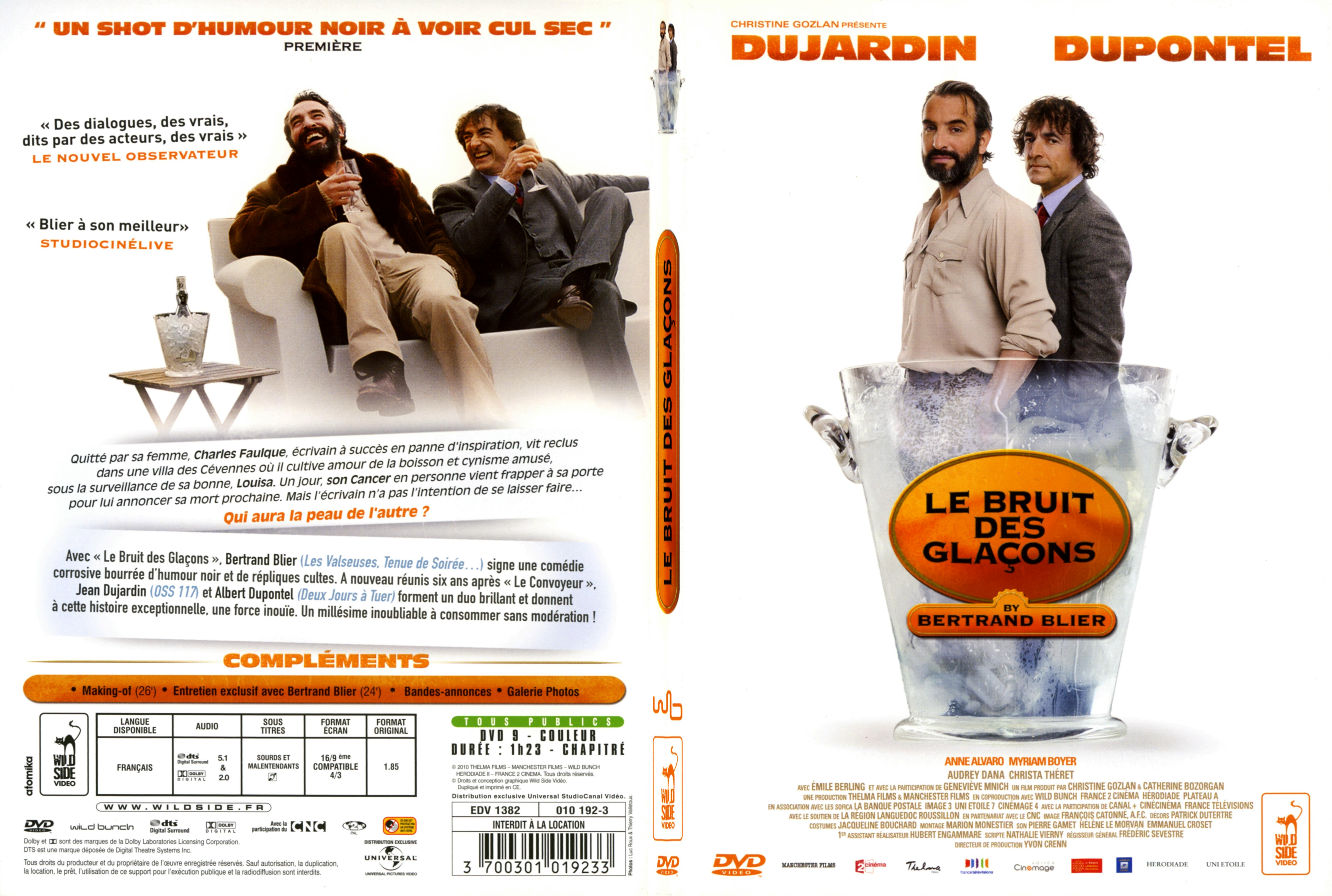 Jaquette DVD Le bruit des glacons - SLIM