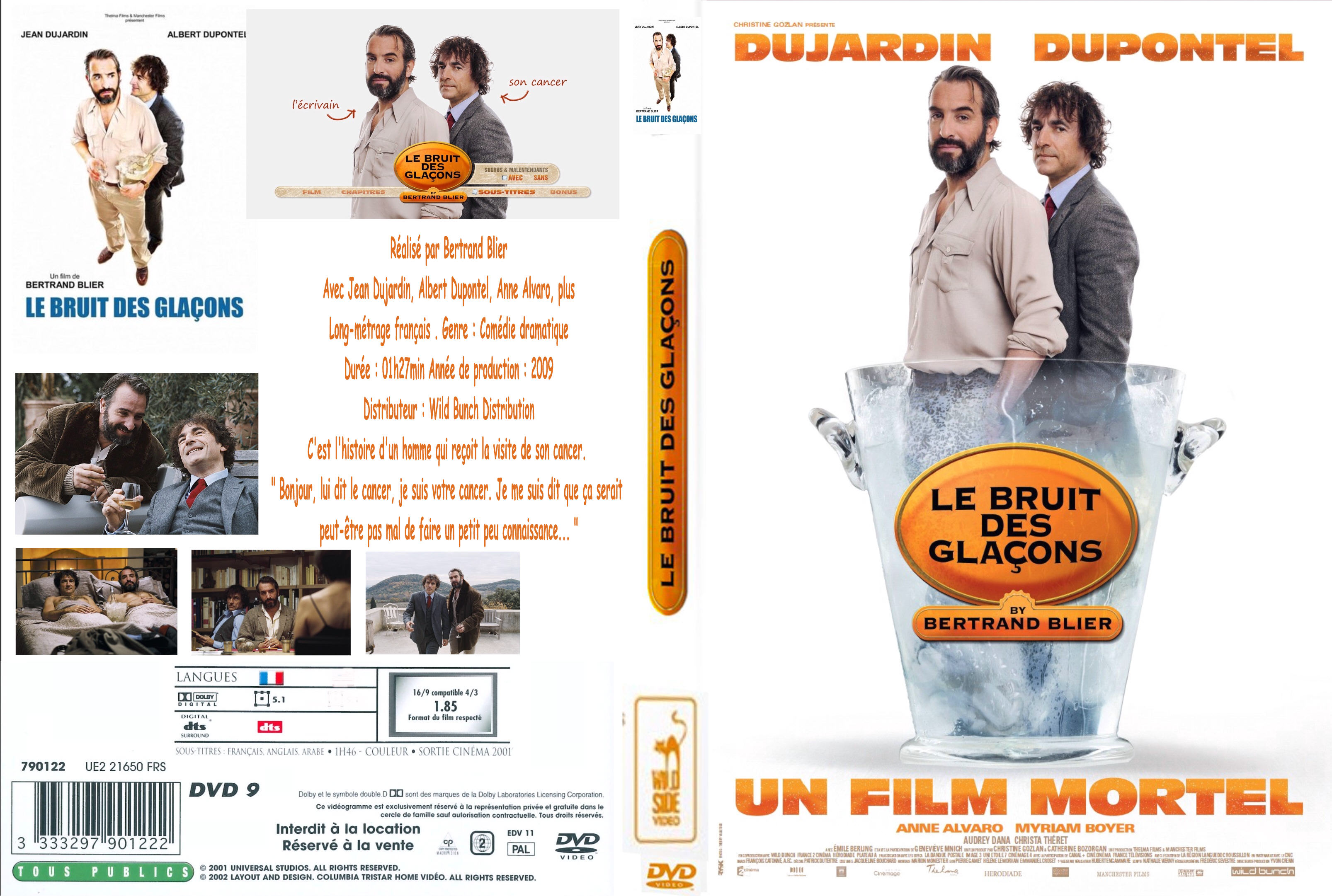 Jaquette DVD Le bruit des glacons custom