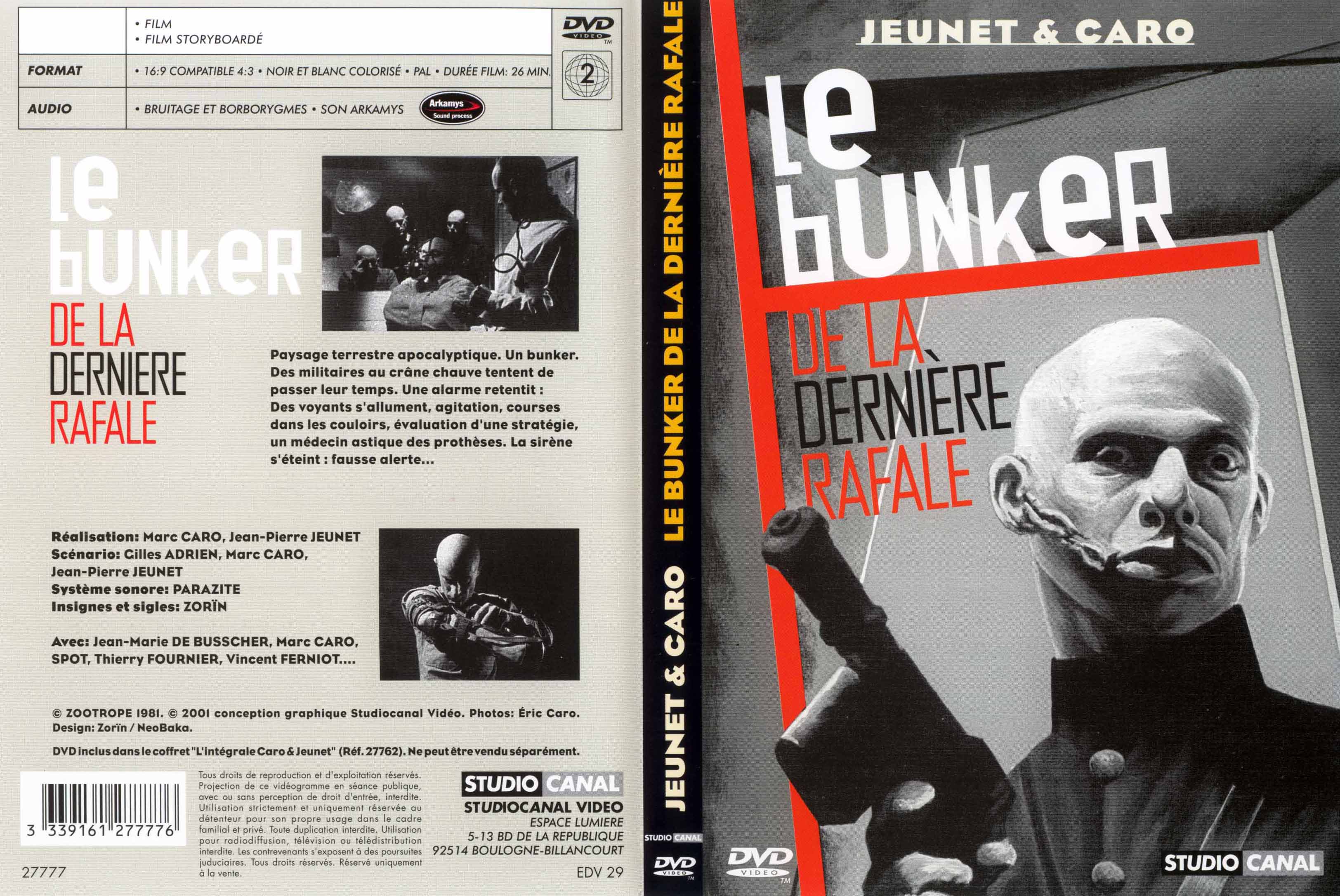 Jaquette DVD Le bunker de la dernire rafale