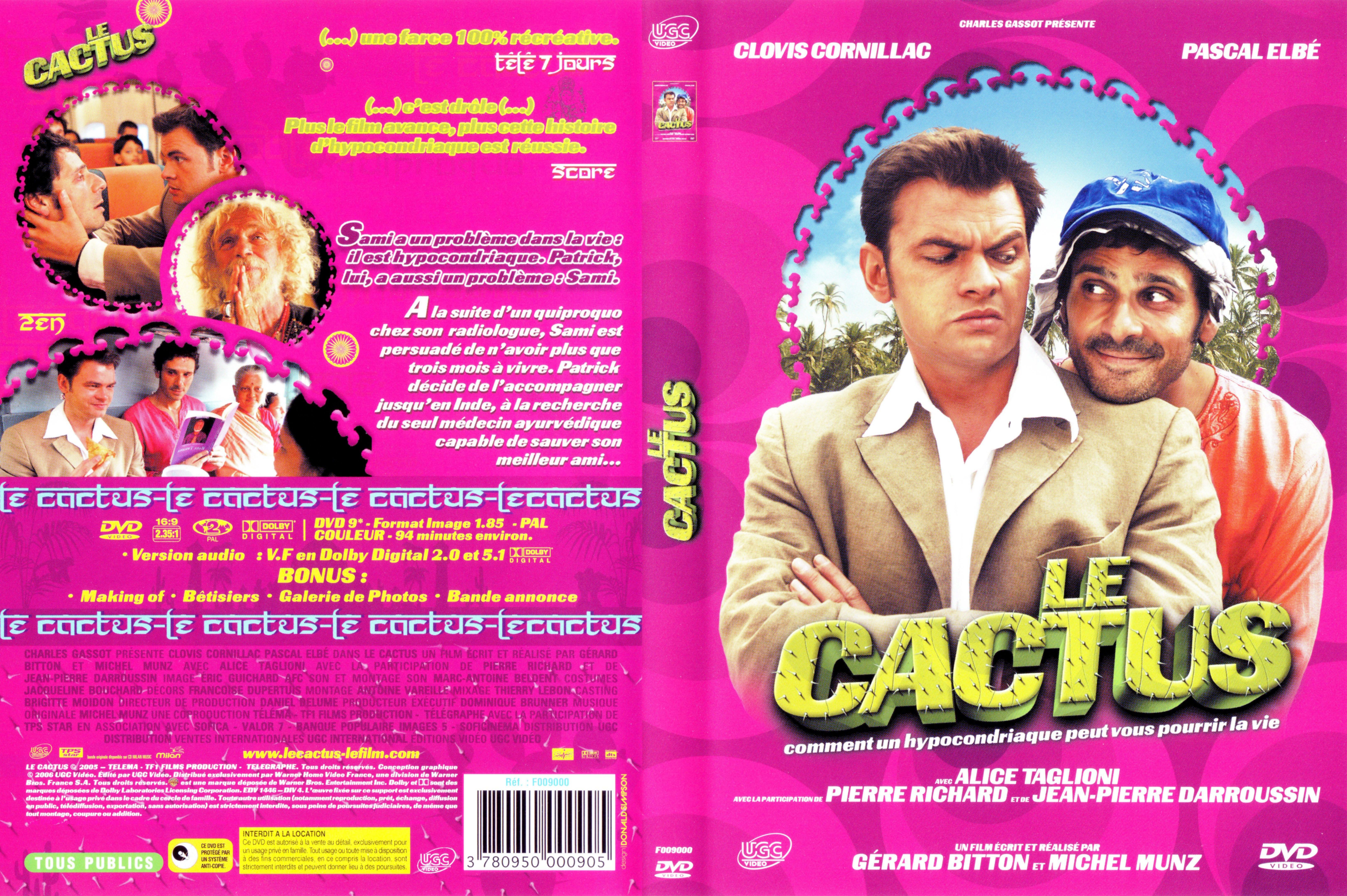 Jaquette DVD Le cactus