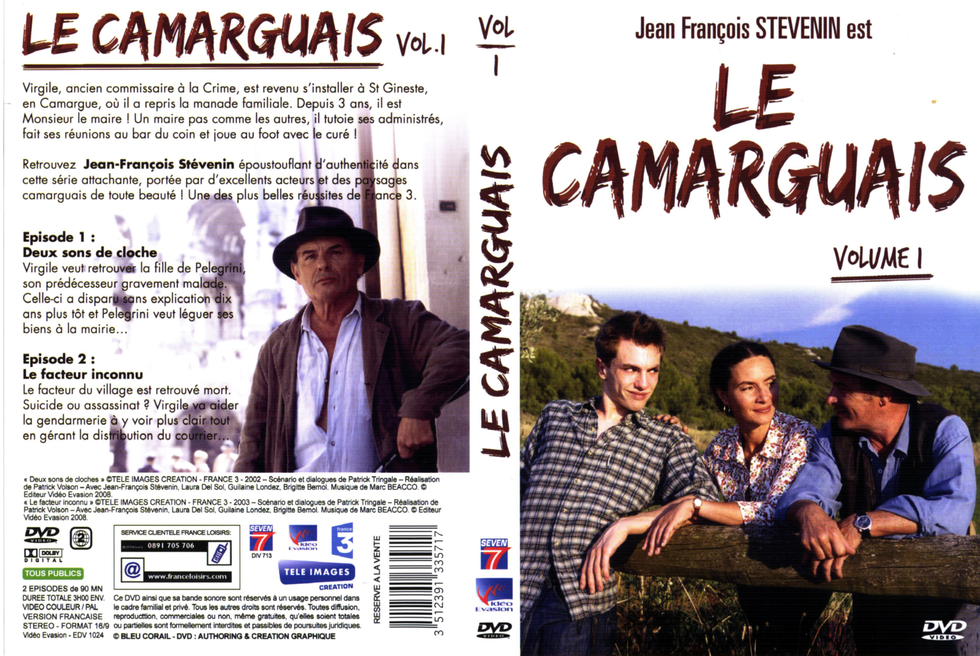 Jaquette DVD Le camarguais vol 1