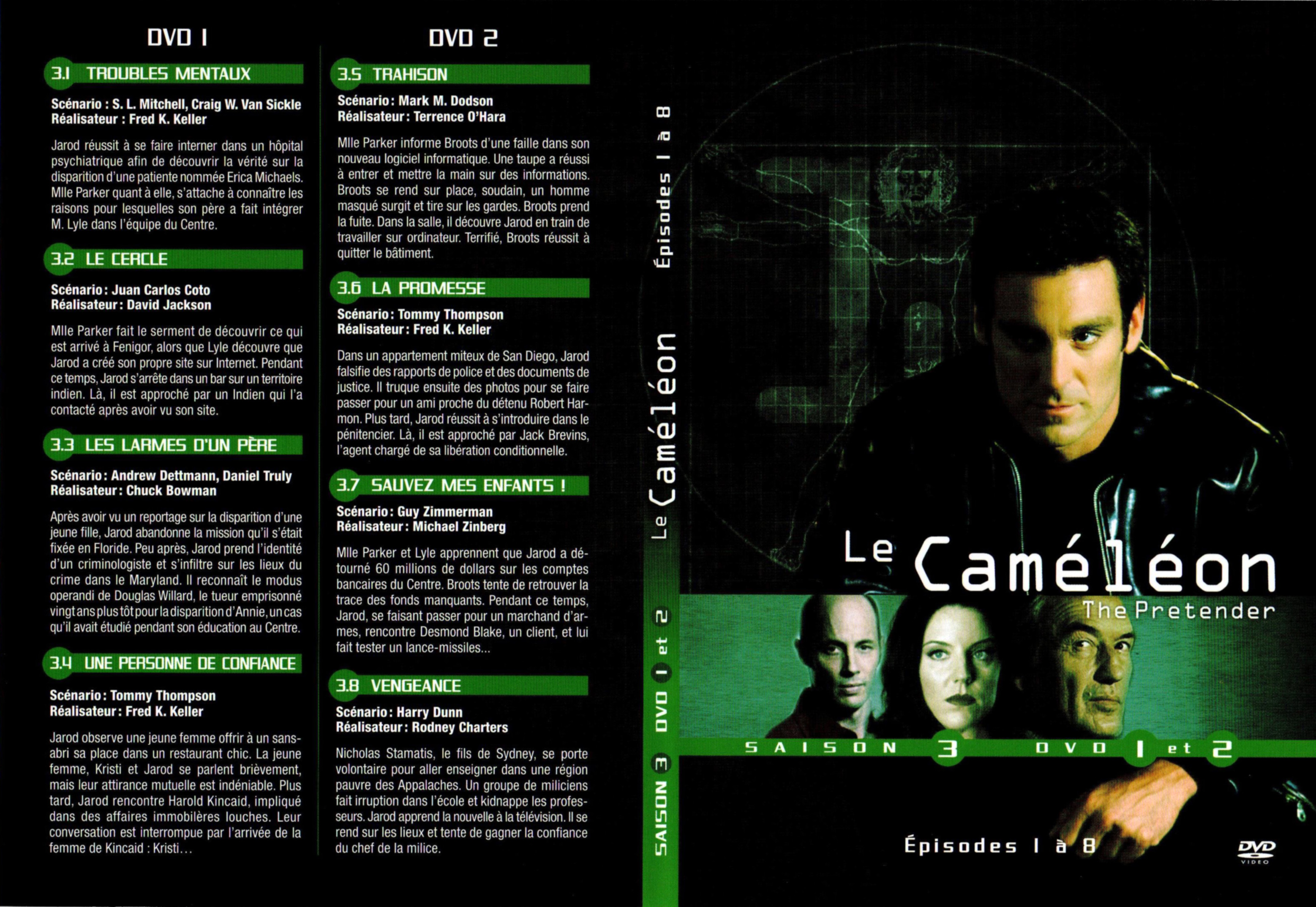 Jaquette DVD Le camlon Saison 3 DVD 1