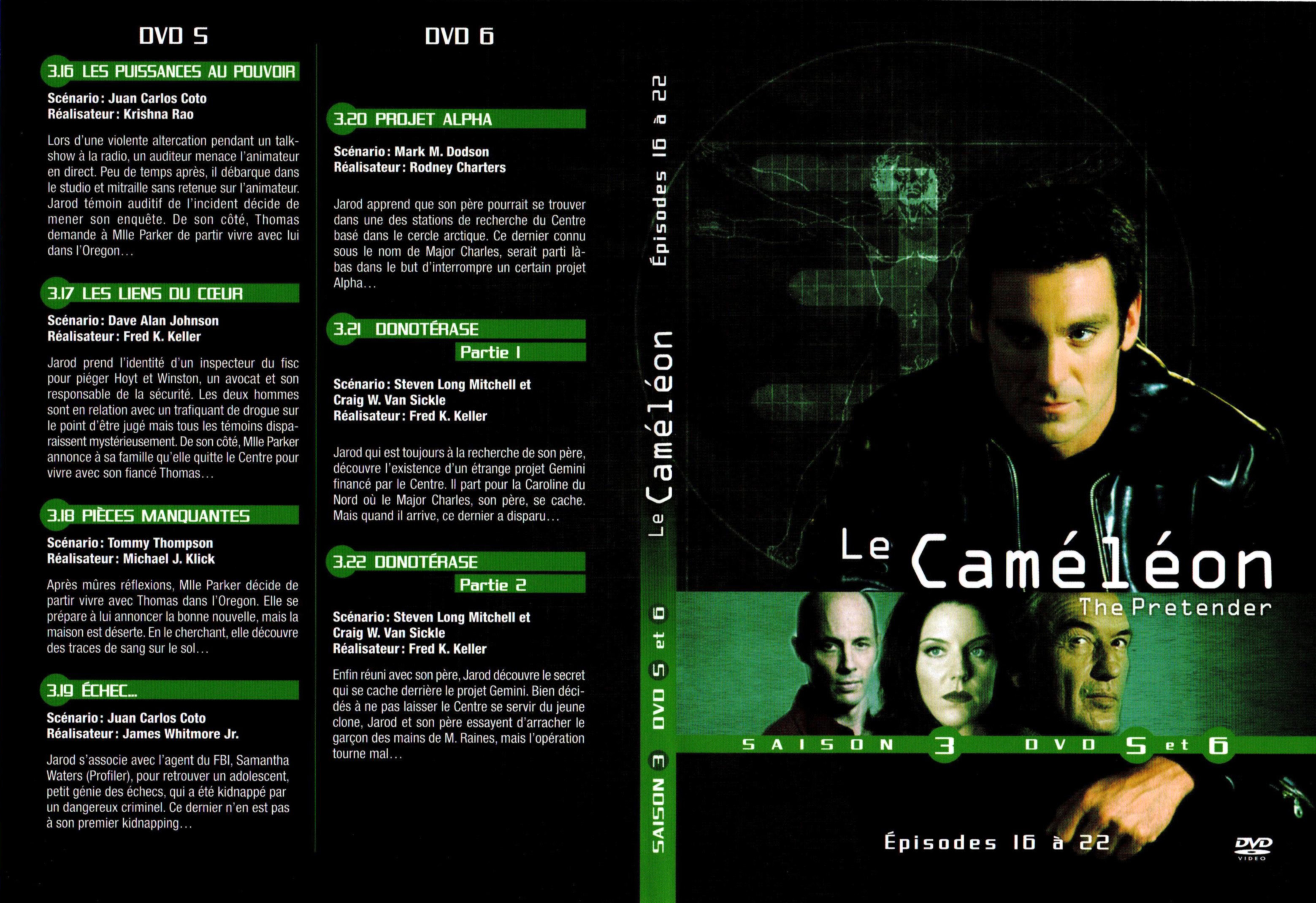 Jaquette DVD Le camlon Saison 3 DVD 3