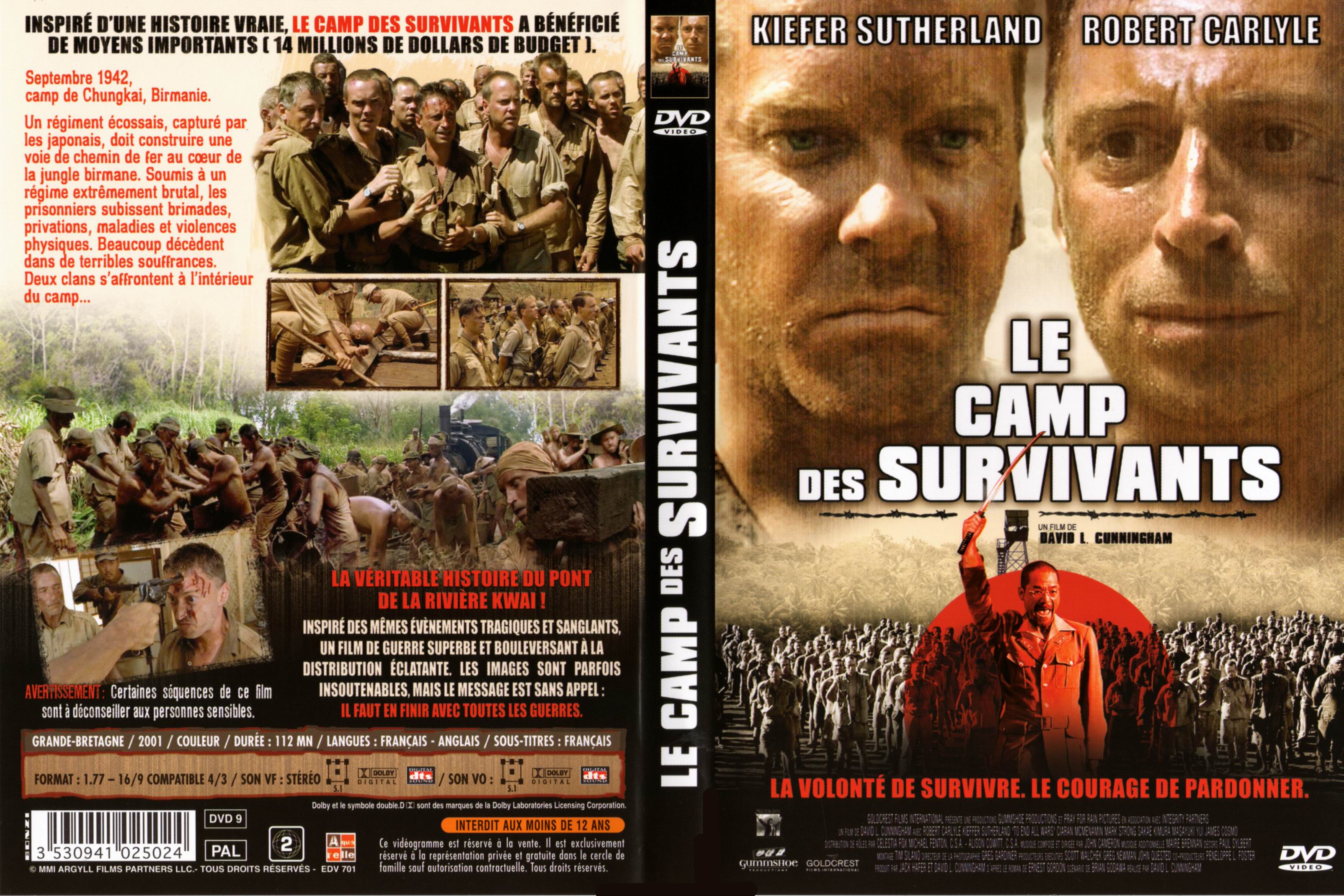 Jaquette DVD Le camp des survivants