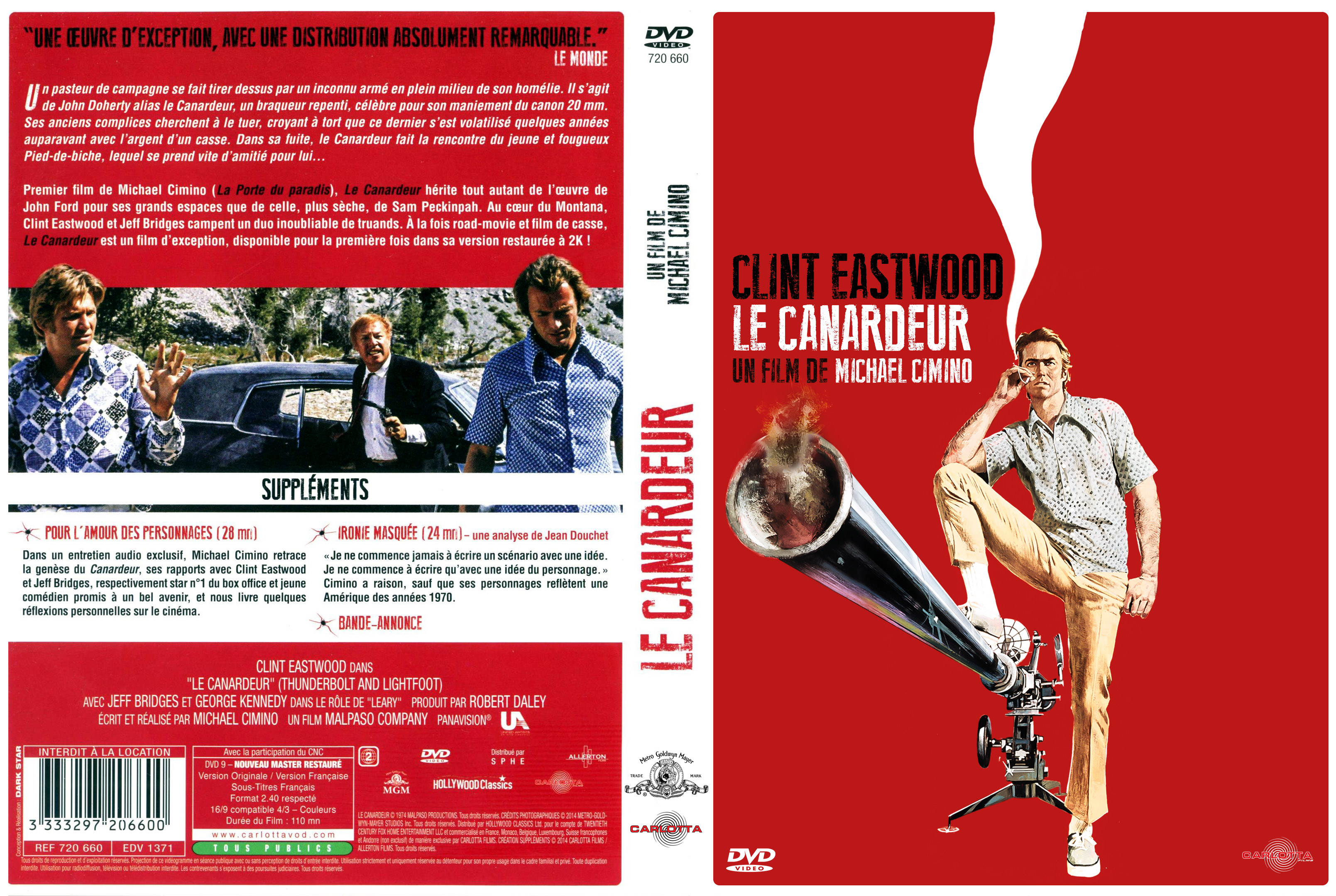 Jaquette DVD Le canardeur v2