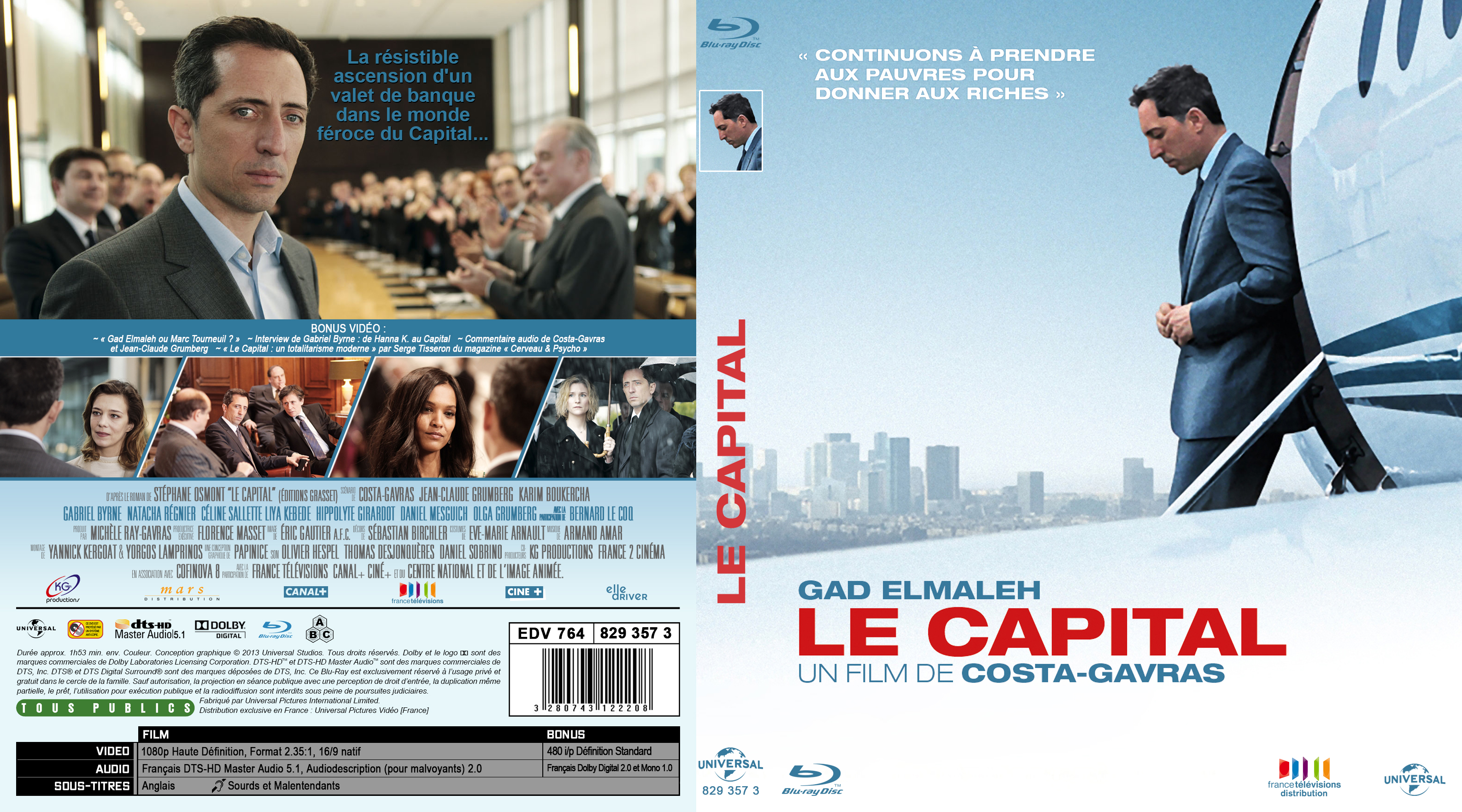 Jaquette DVD Le capital custom (BLU-RAY)
