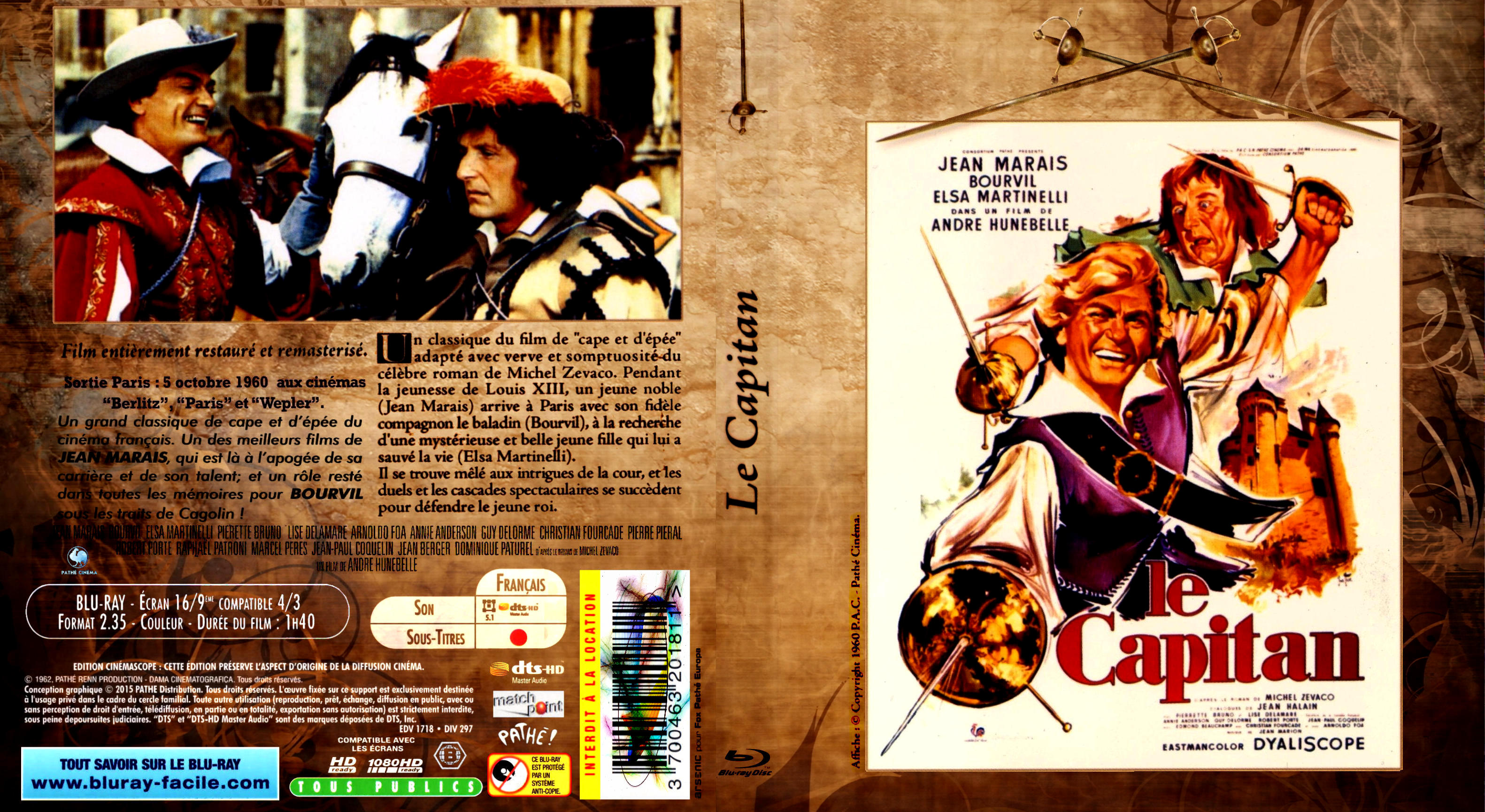 Jaquette DVD Le capitan custom (BLU-RAY)