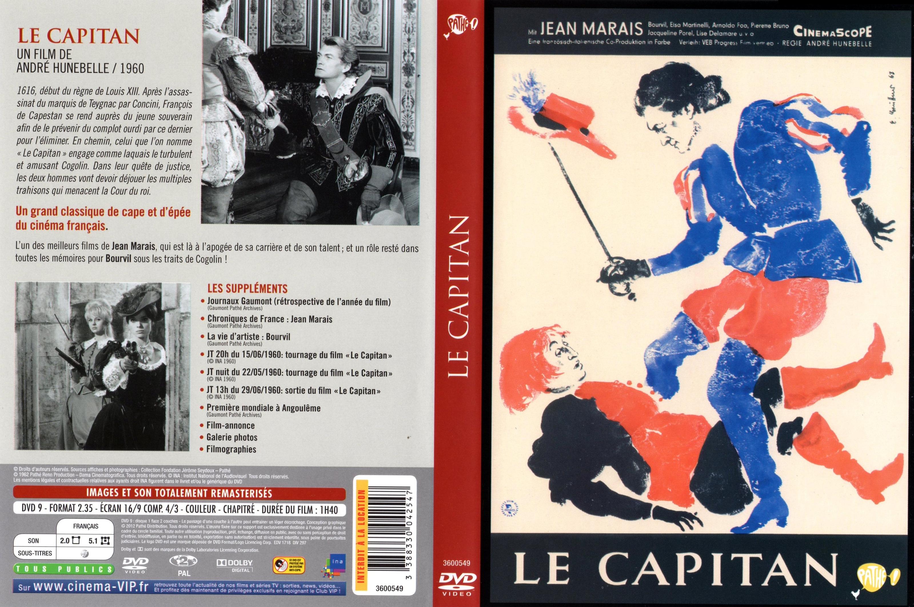 Jaquette DVD Le capitan v3