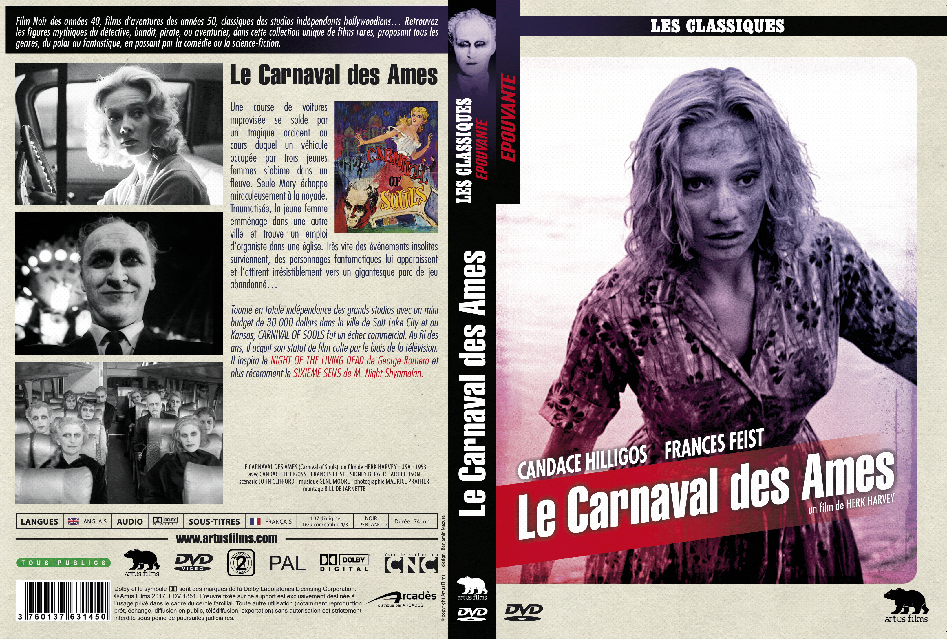 Jaquette DVD Le carnaval des ames (1953)