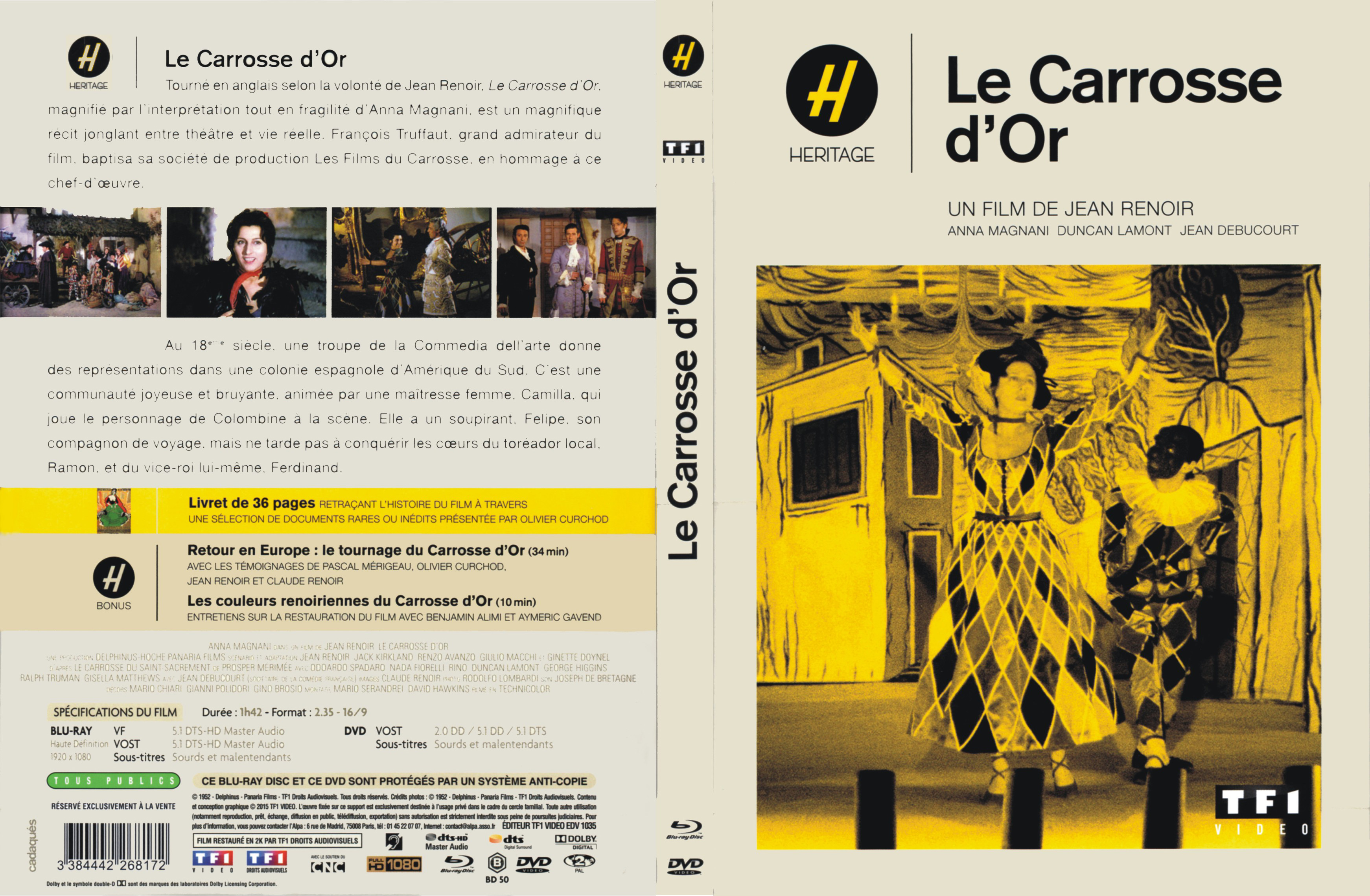 Jaquette DVD Le carrosse d